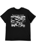 Tractor Life Graphic Tee - Farm Lovers T-Shirt