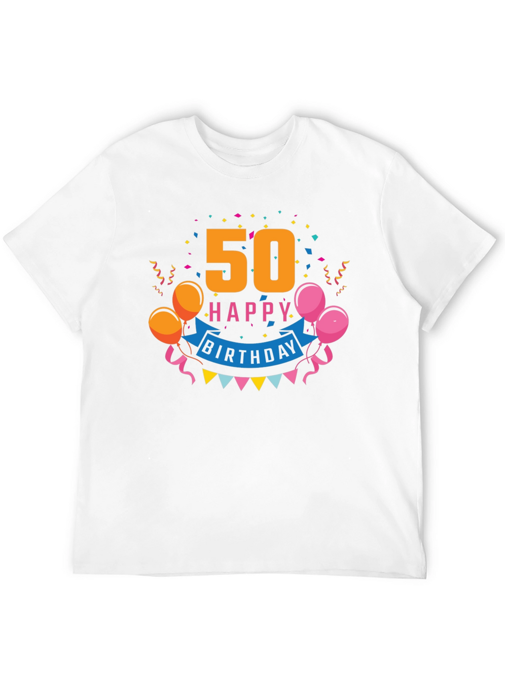 50th Happy Birthday Graphic Tee