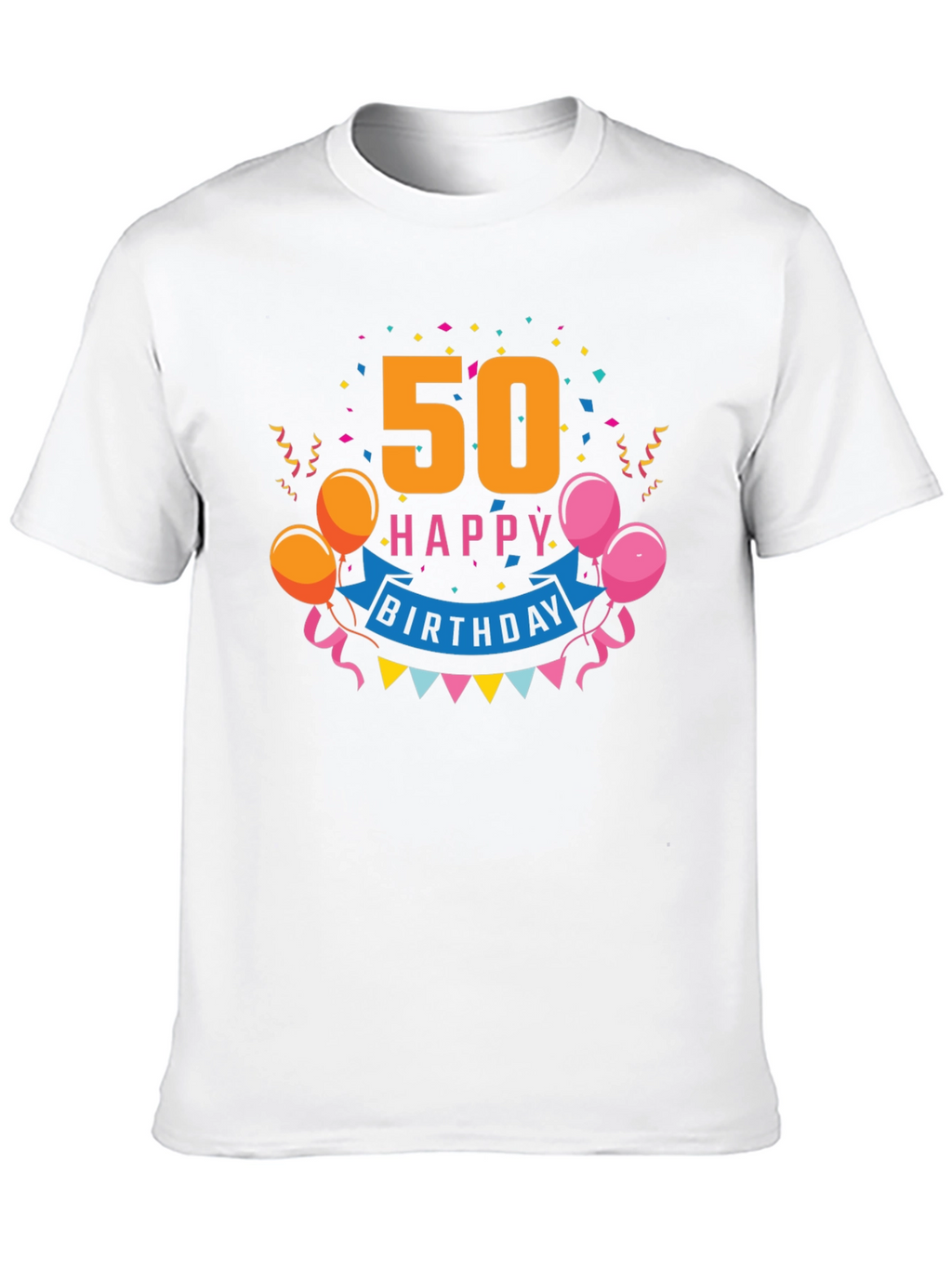 50th Happy Birthday Graphic Tee