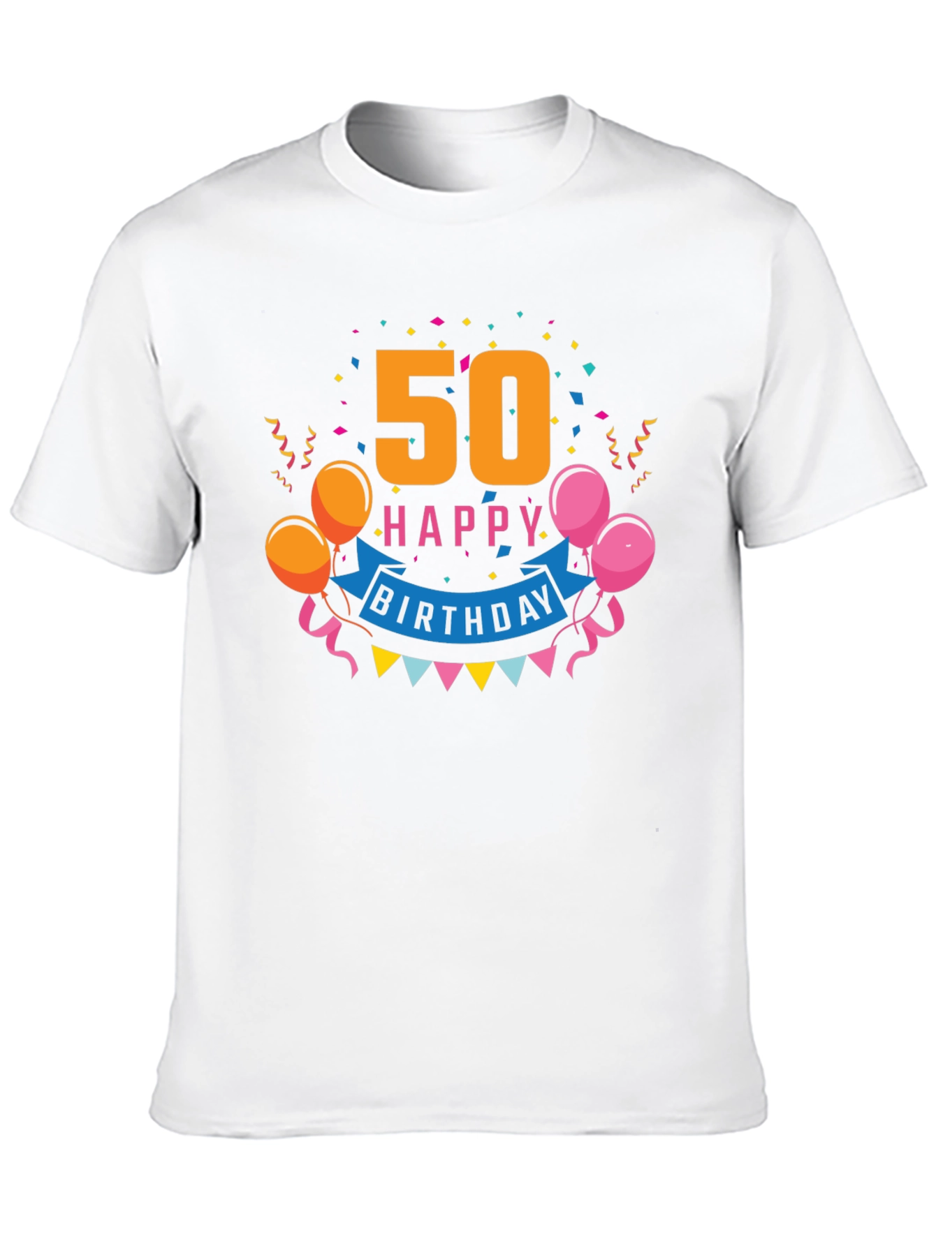 50th Happy Birthday Graphic Tee