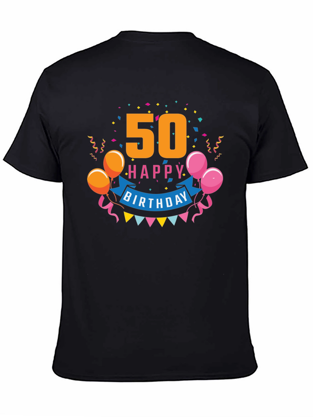 50th Happy Birthday Graphic Tee