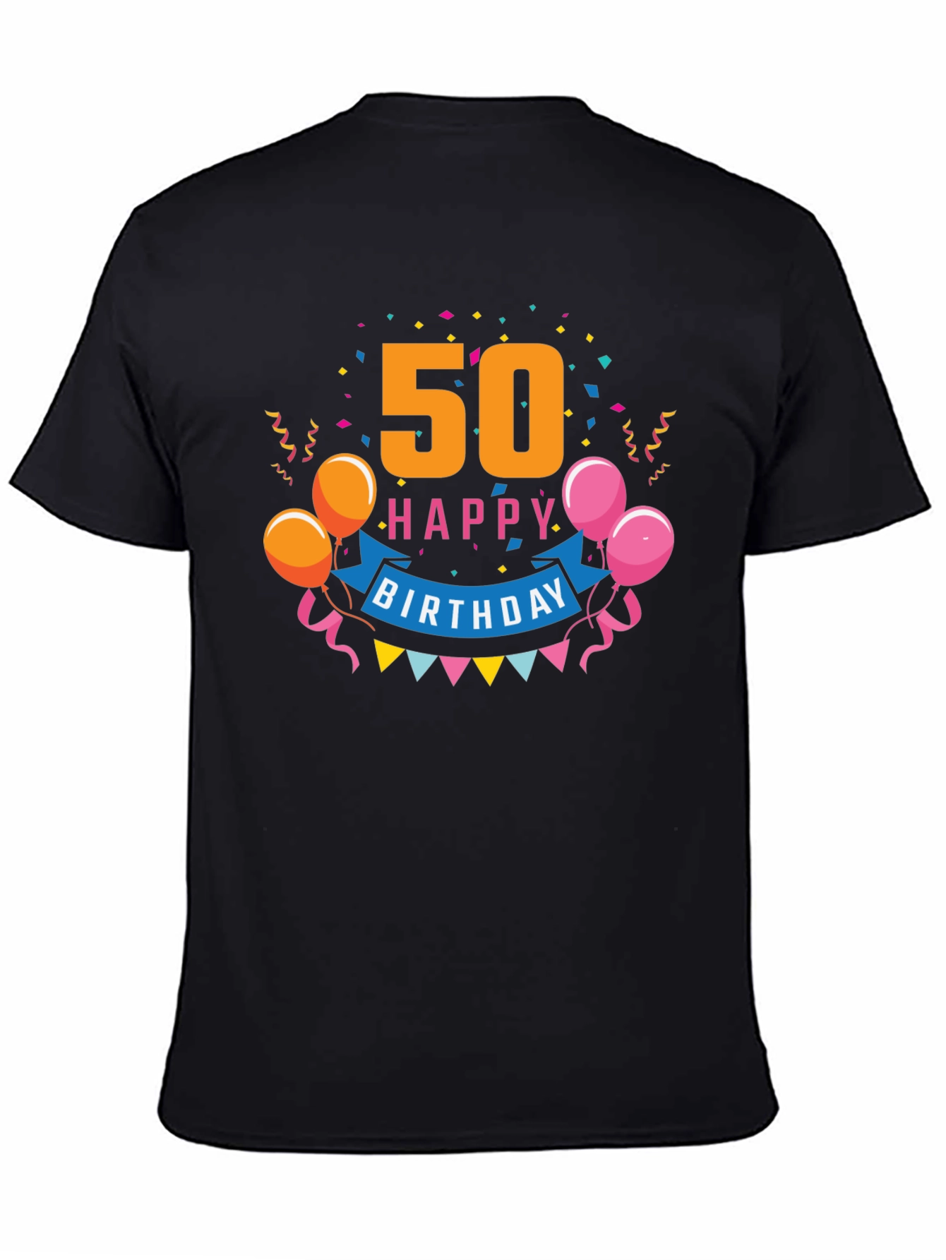 50th Happy Birthday Graphic Tee