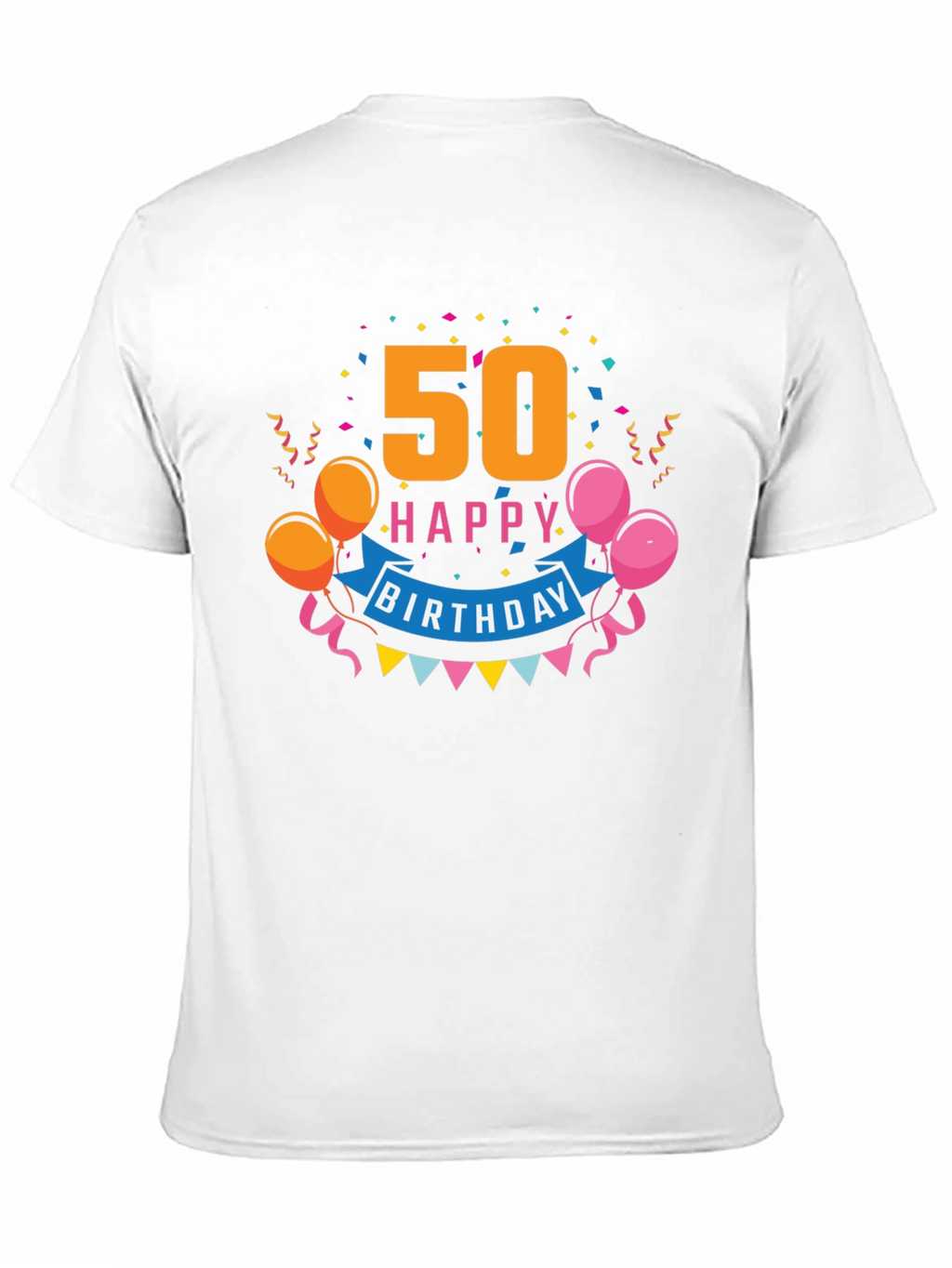 50th Happy Birthday Graphic Tee