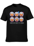 Astronaut Cat Emoji T-Shirt: Always Stay Ready