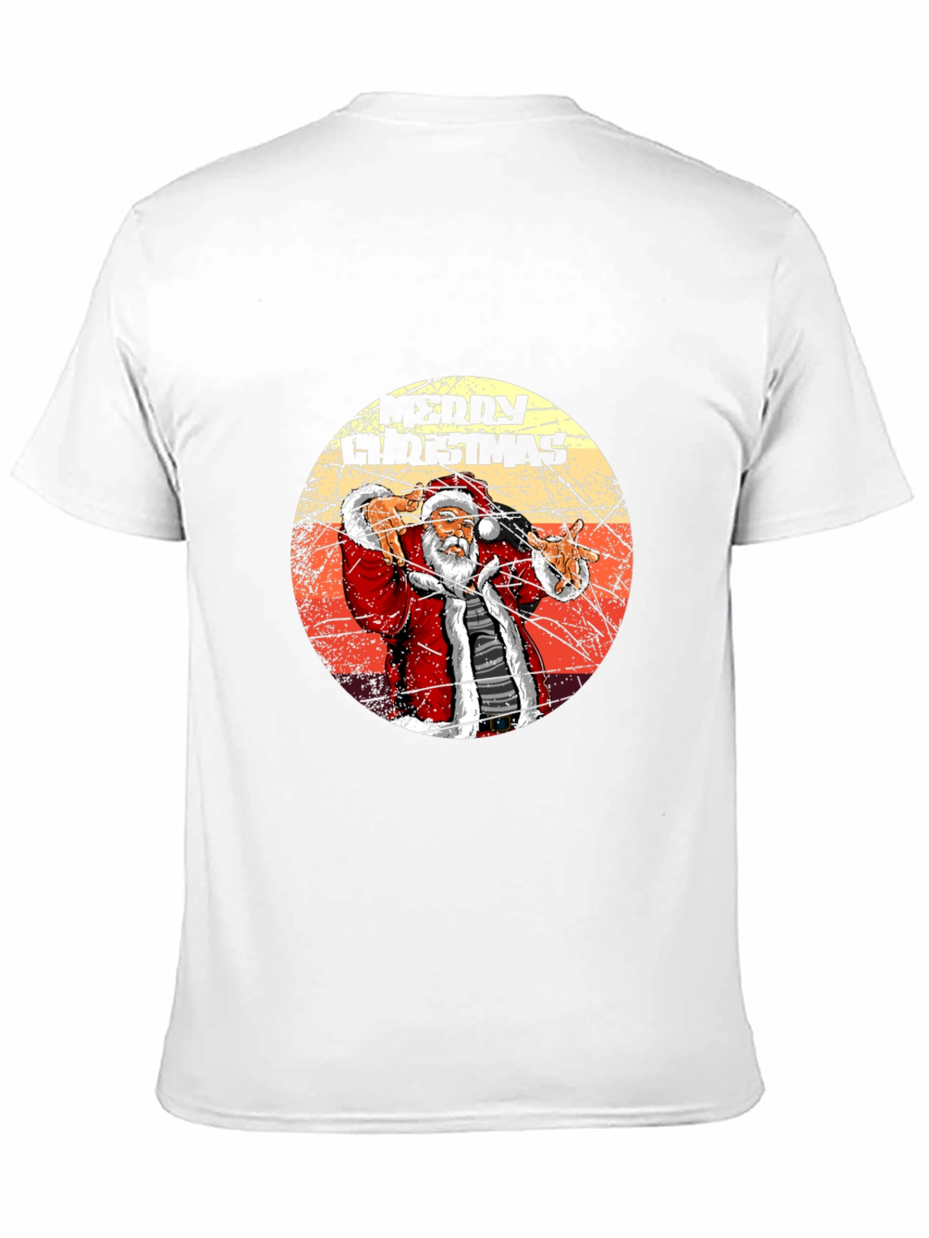 Merry Christmas Santa Graphic T-Shirt