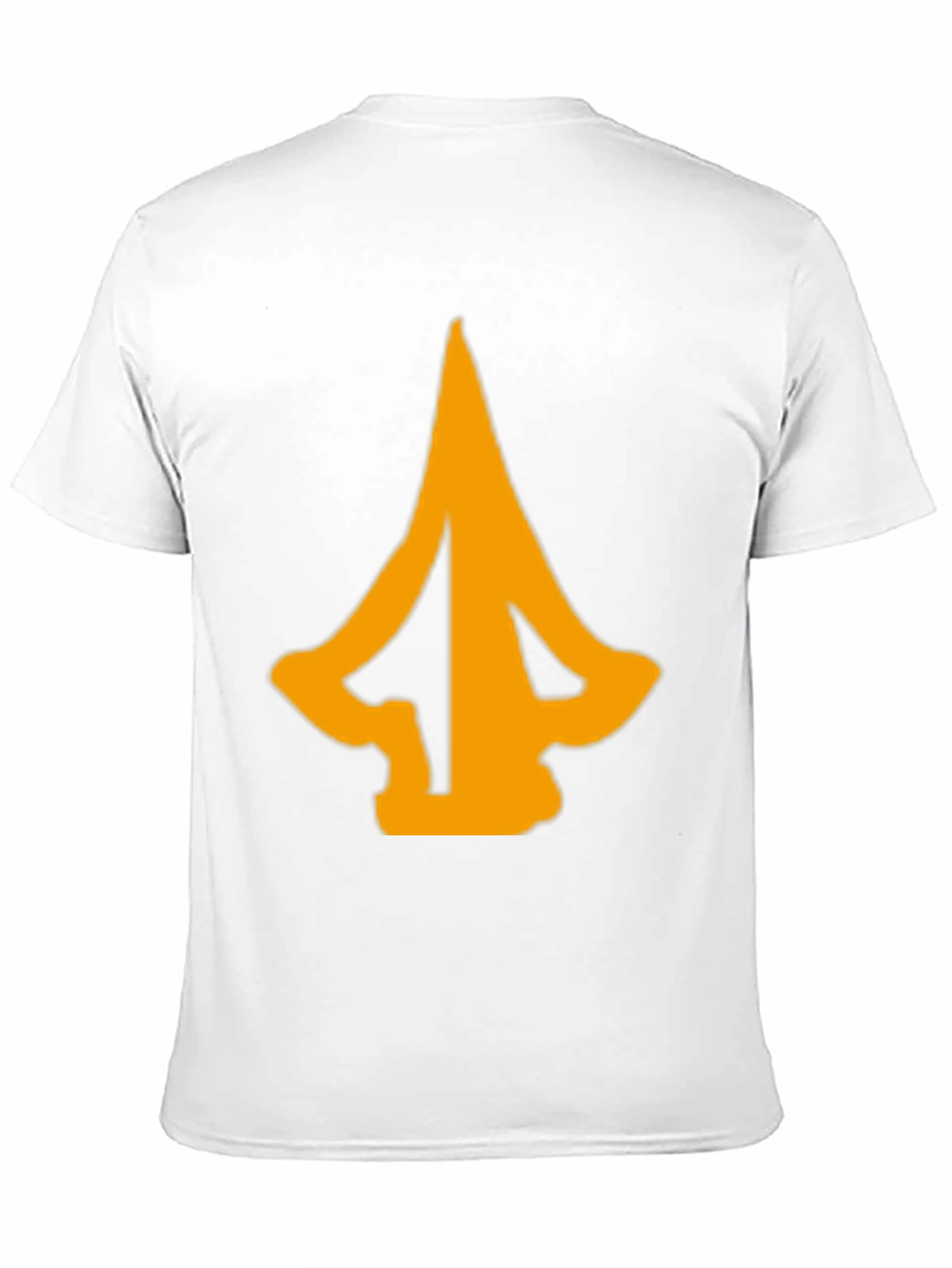 Mens Black T-Shirt with Abstract Arrow Graphic