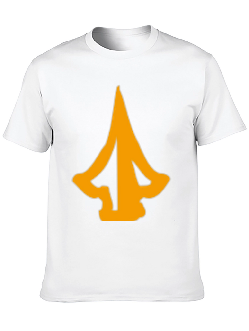 Mens Black T-Shirt with Abstract Arrow Graphic