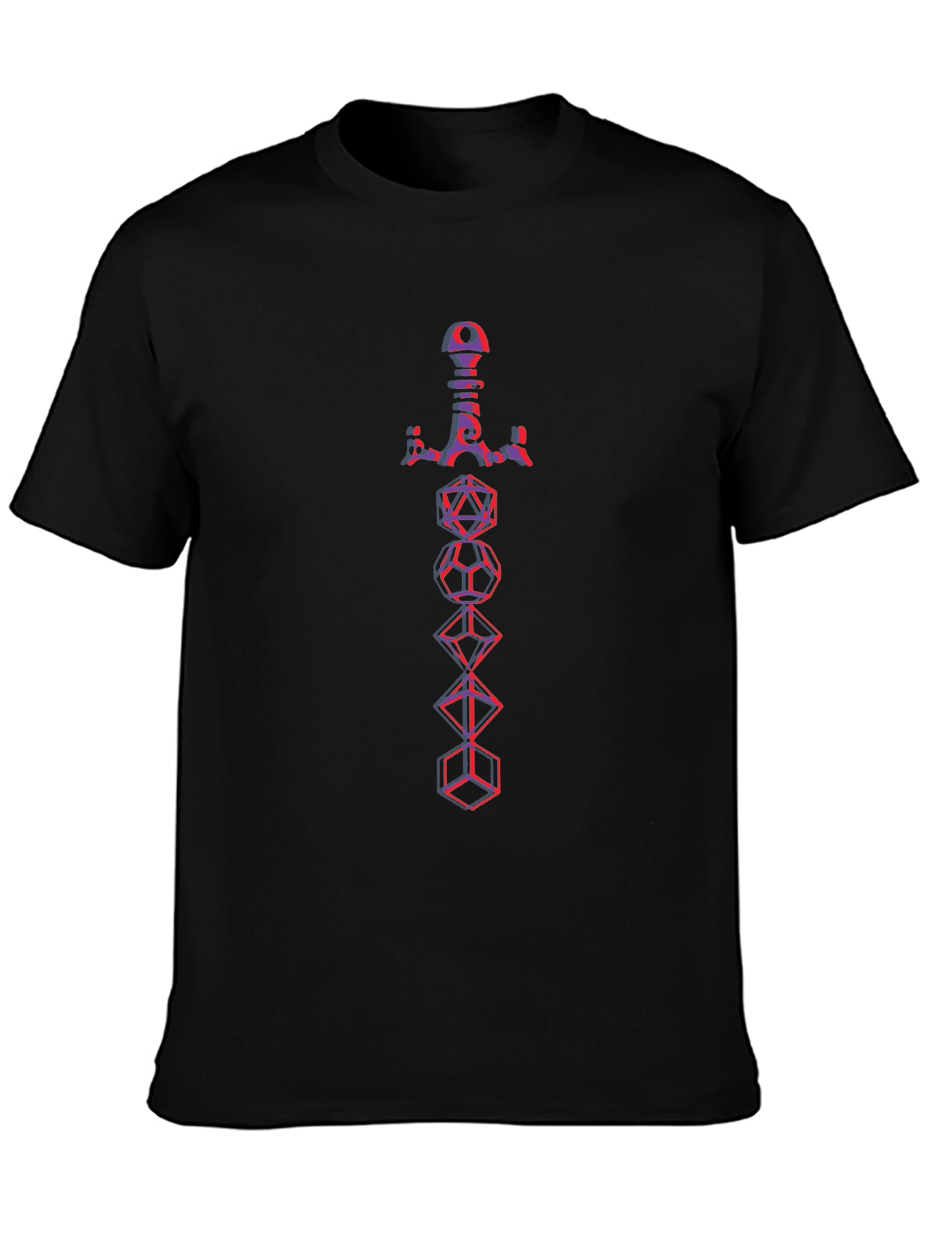 Dungeons & Dragons Sword Dice T-Shirt