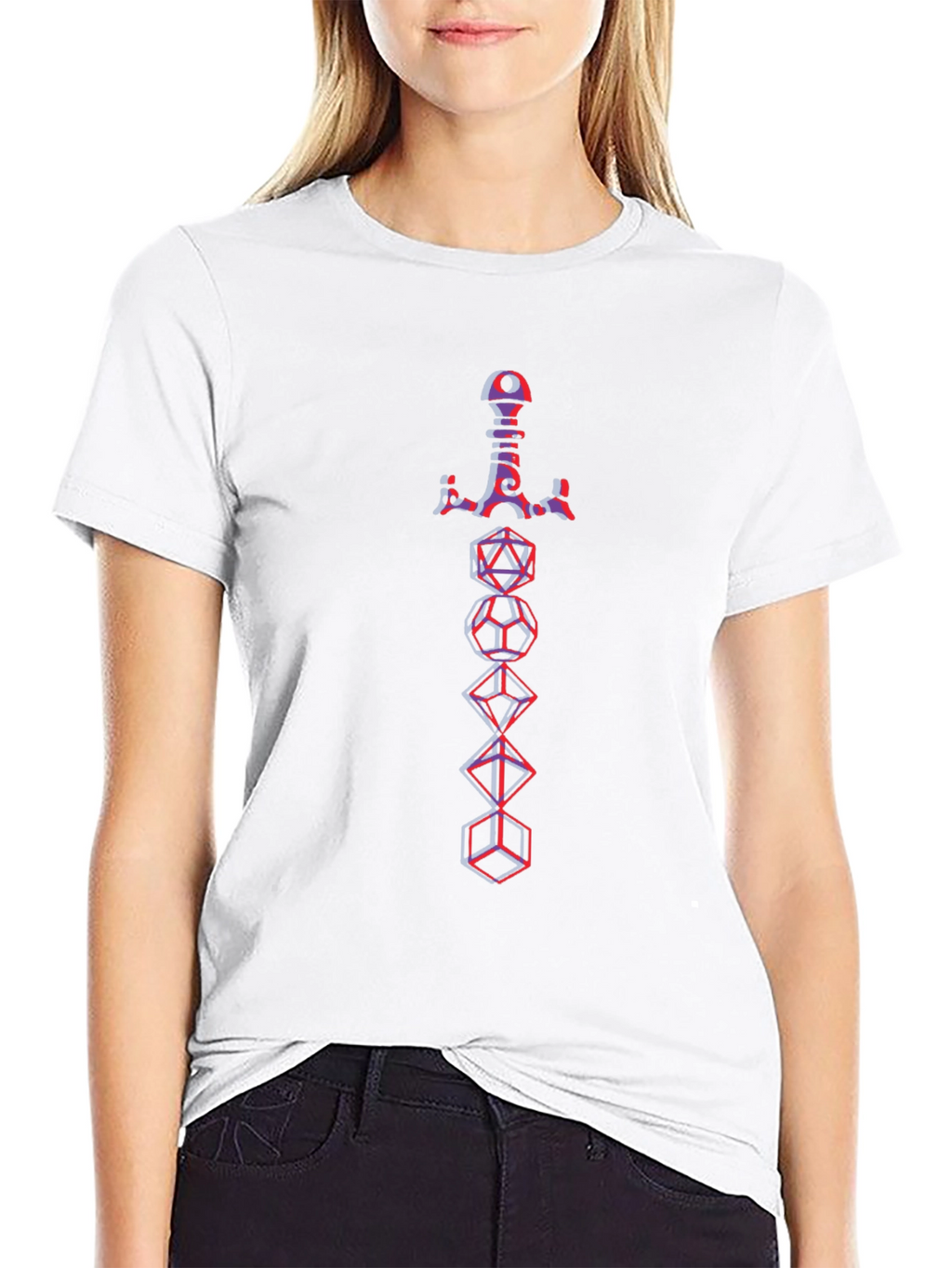 Dungeons & Dragons Sword Dice T-Shirt