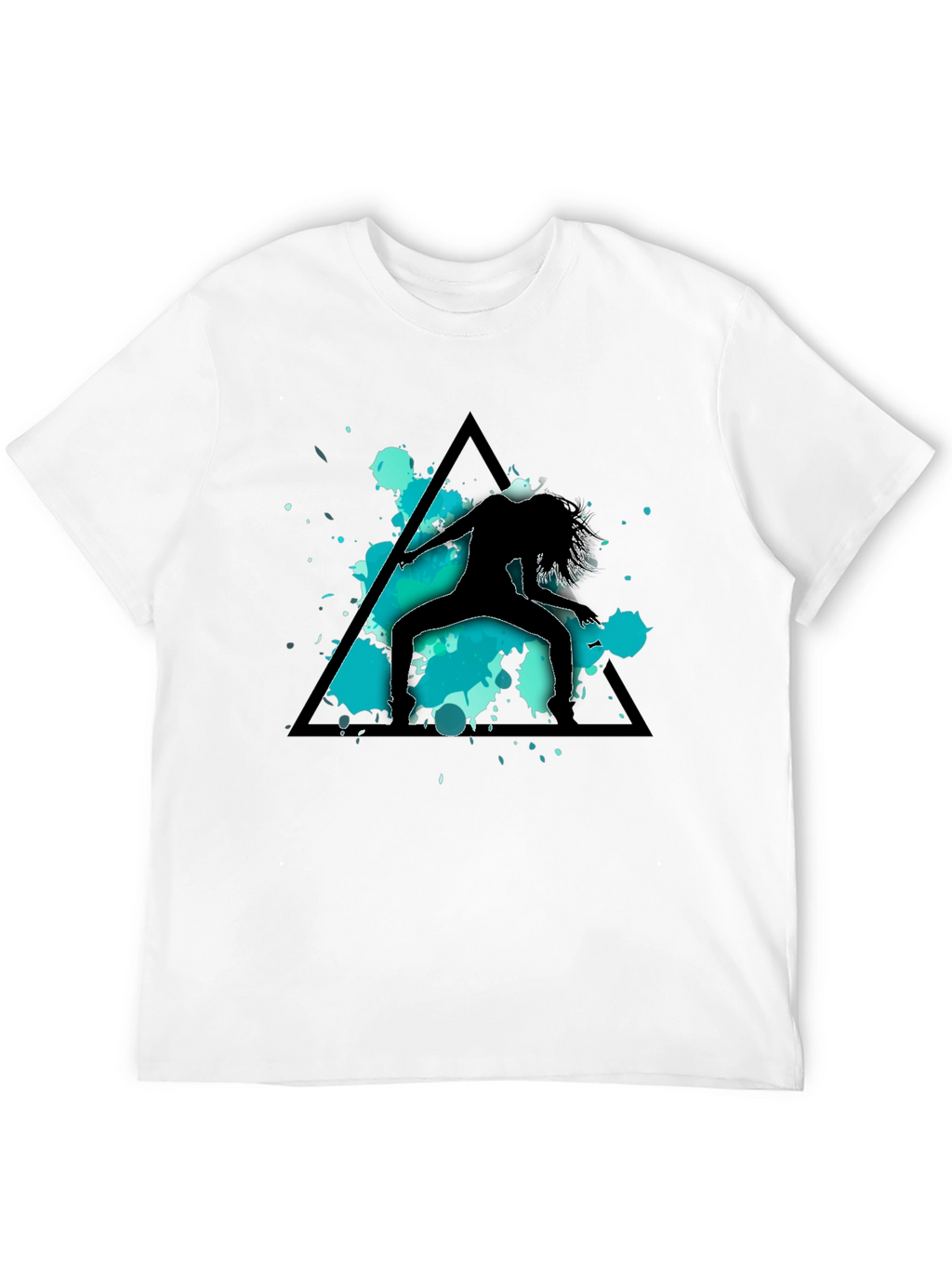 Geometric Dancer Graphic Tee