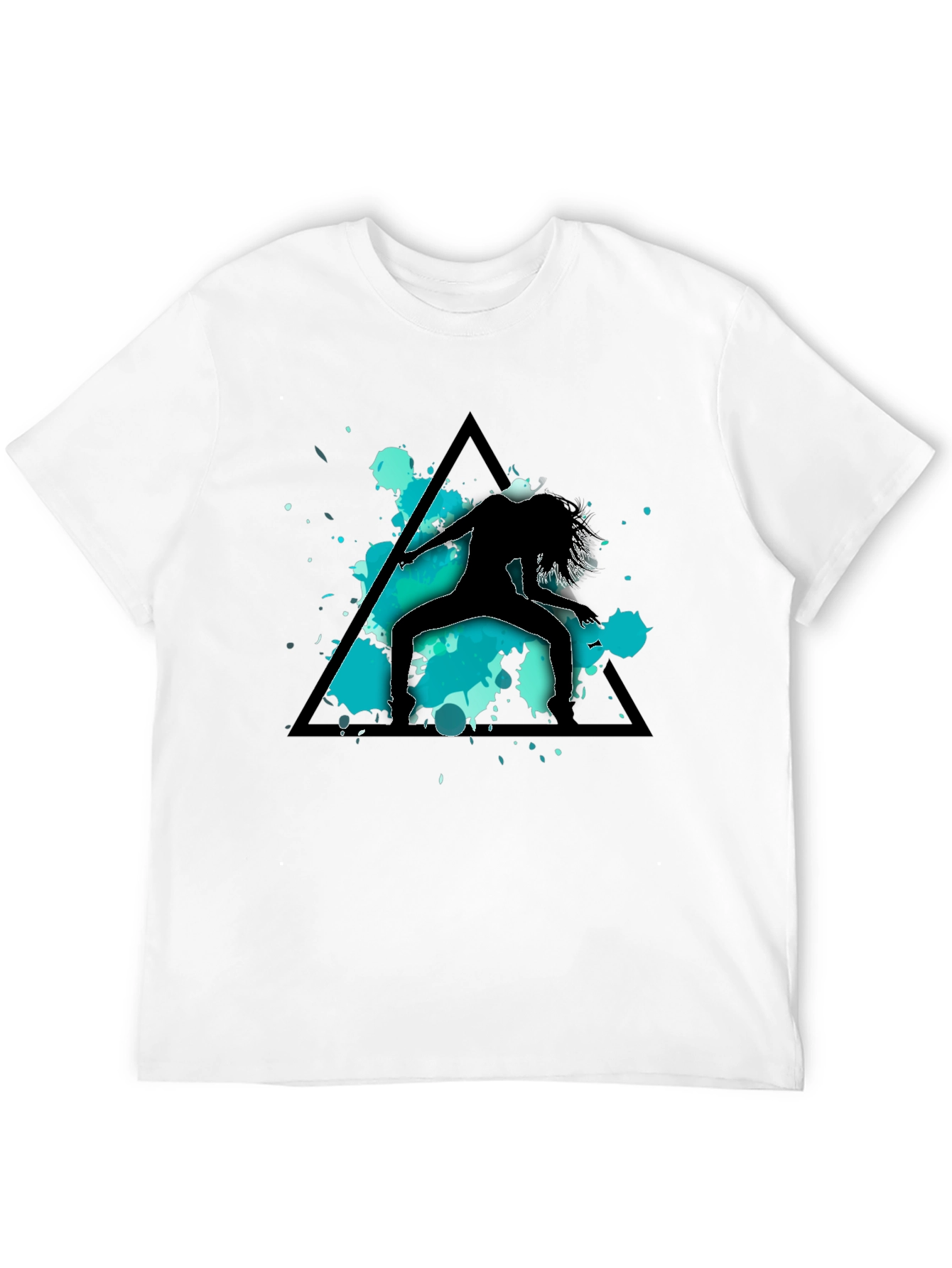 Geometric Dancer Graphic Tee