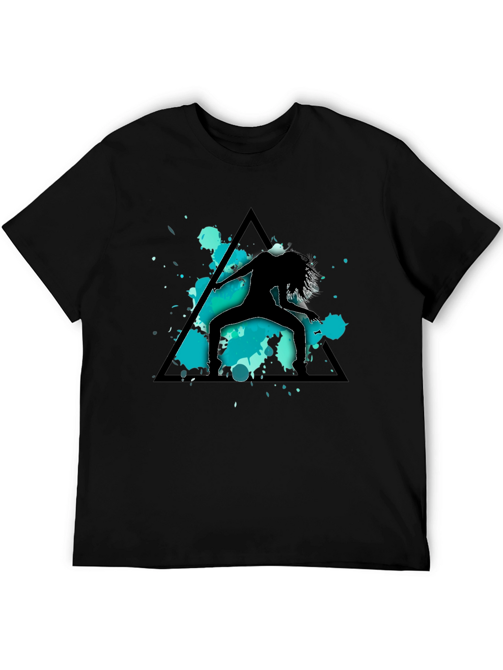 Geometric Dancer Graphic Tee
