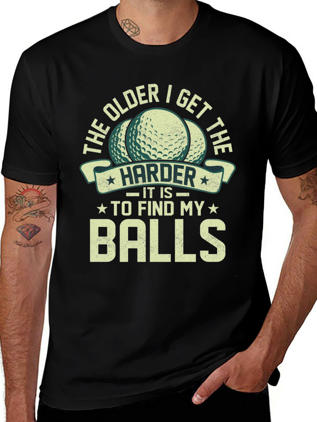 Funny Golfing T-Shirt - The Older I Get