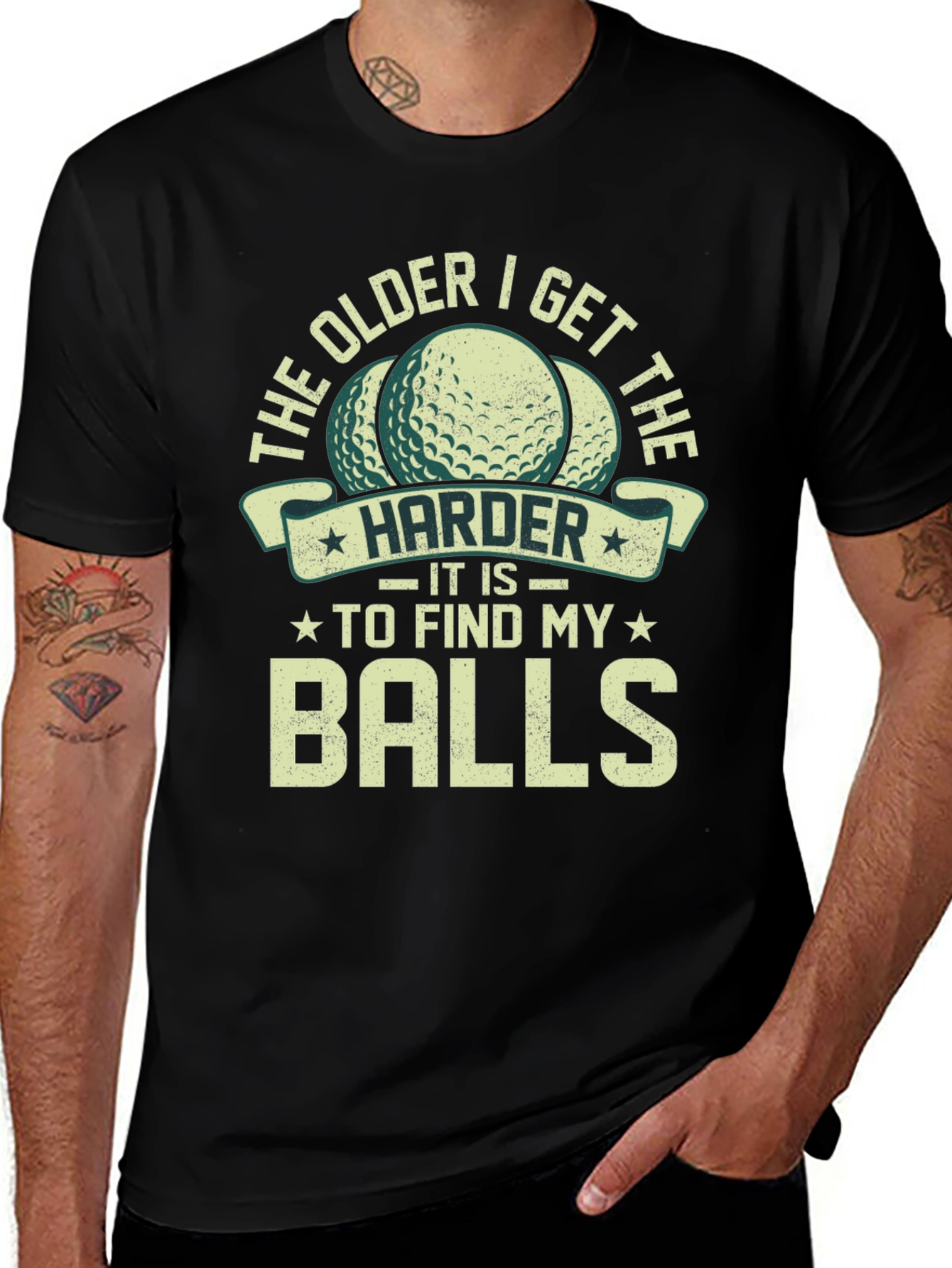 Funny Golfing T-Shirt - The Older I Get