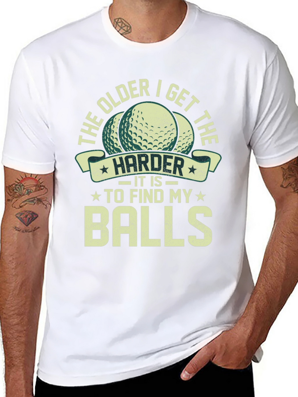 Funny Golfing T-Shirt - The Older I Get