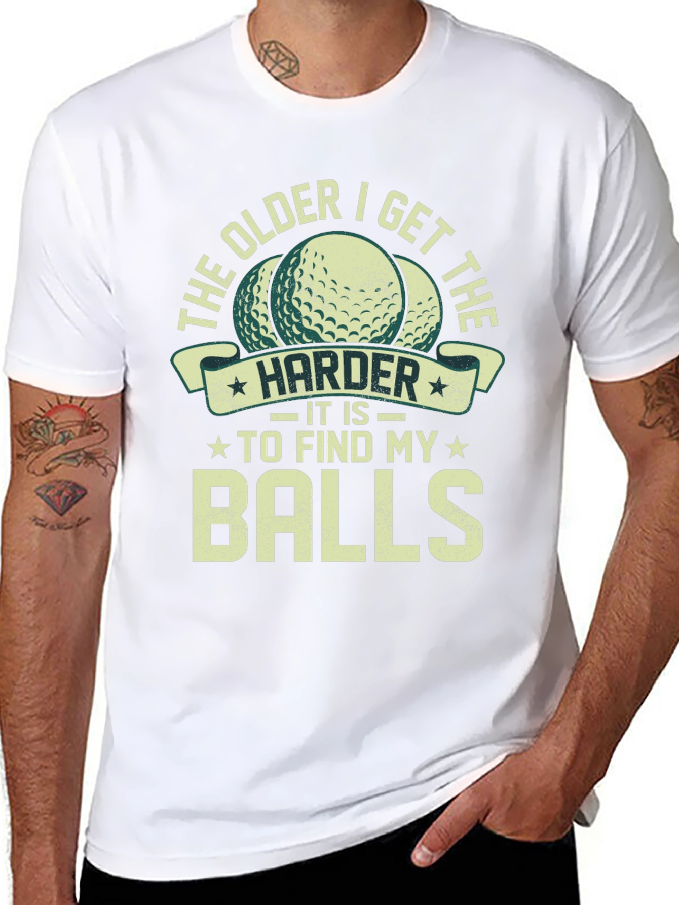 Funny Golfing T-Shirt - The Older I Get