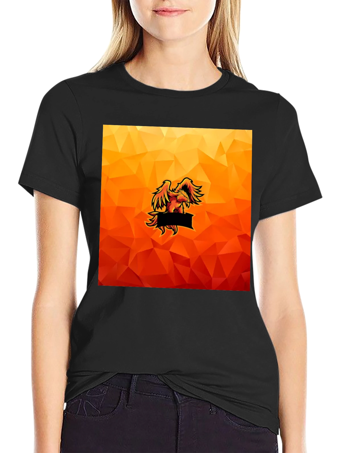 Fiery Eagle Graphic Tee - Bold Style