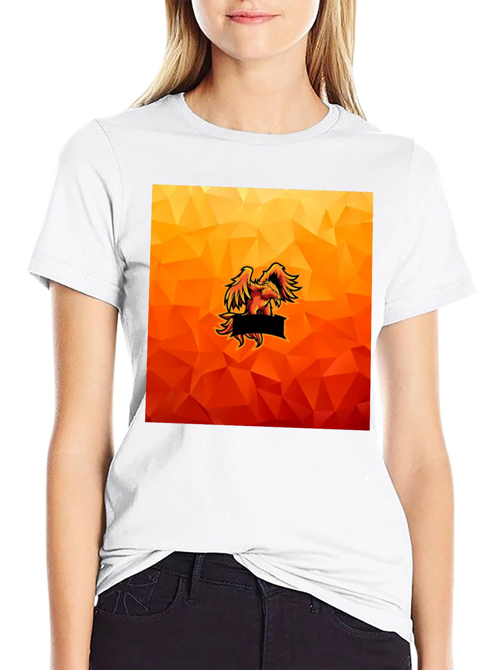 Fiery Eagle Graphic Tee - Bold Style