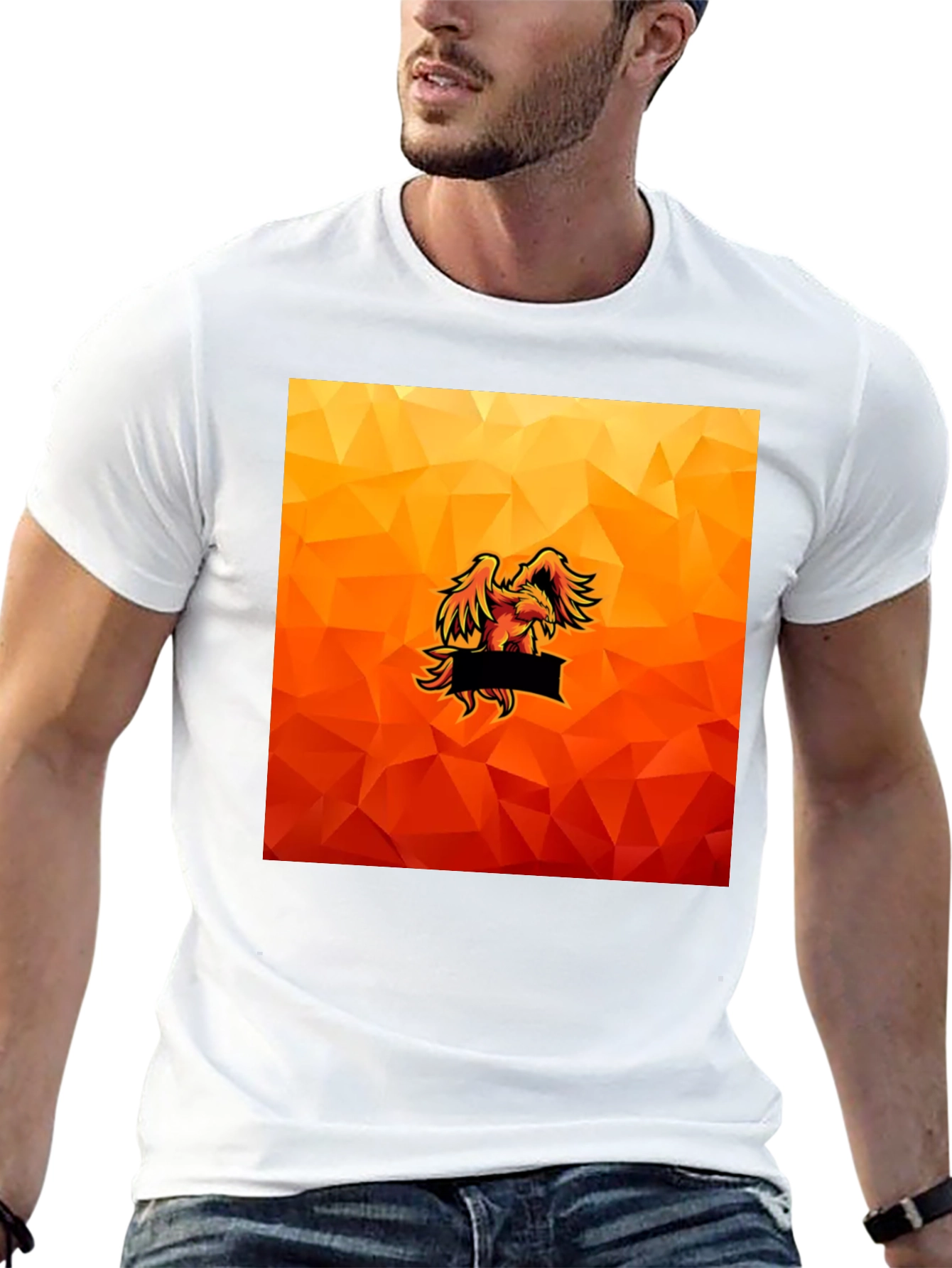 Fiery Eagle Graphic Tee - Bold Style