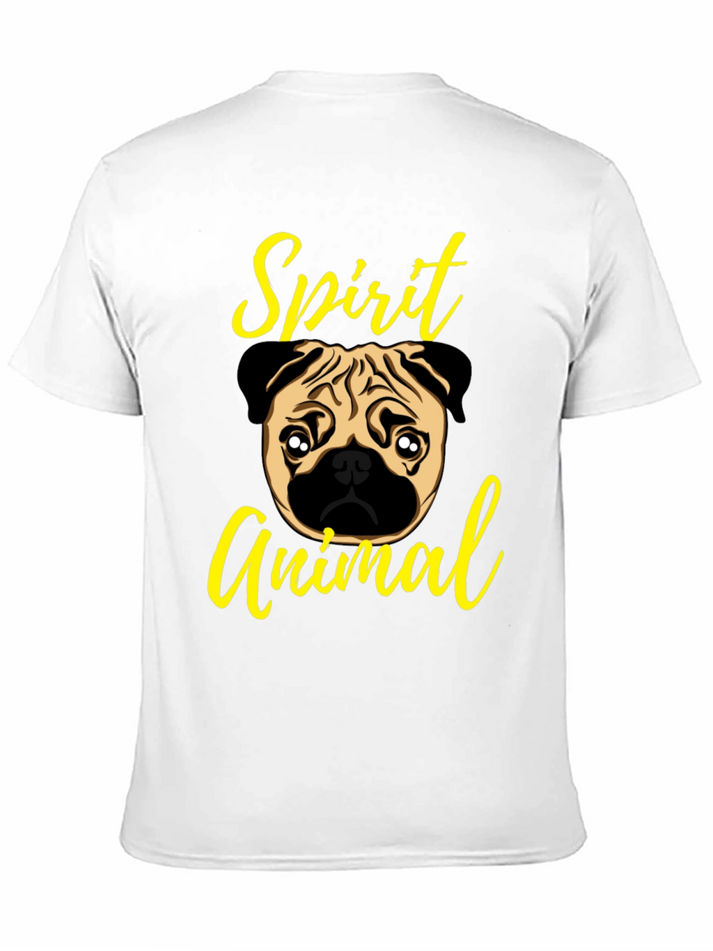 Pug Spirit Animal Graphic T-Shirt
