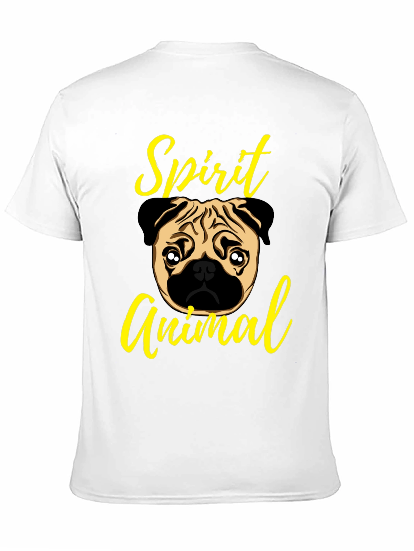 Pug Spirit Animal Graphic T-Shirt