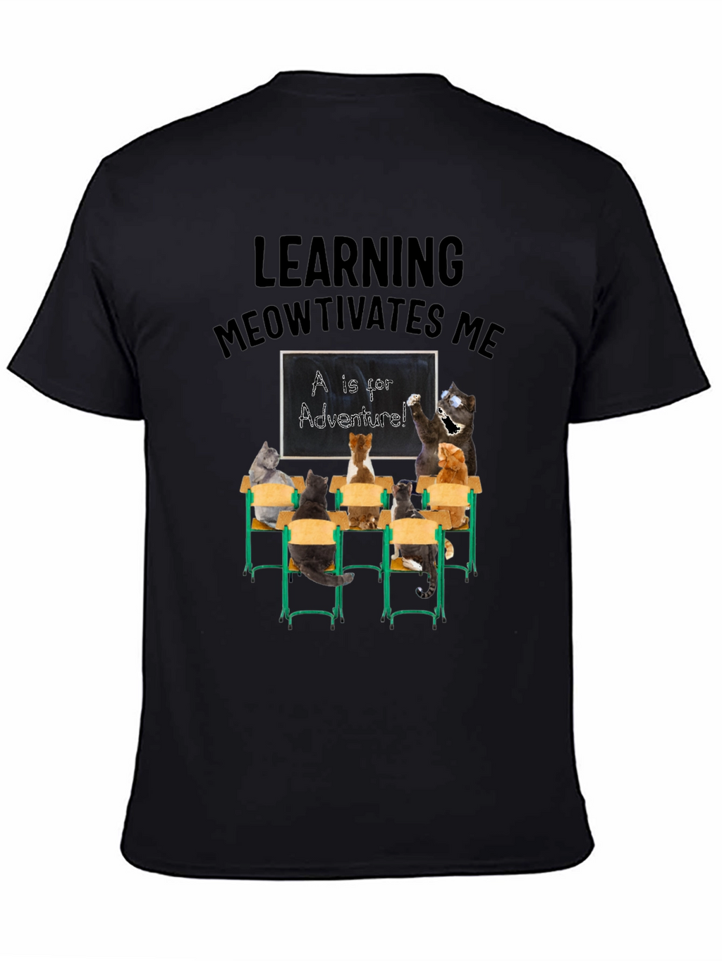 Learning Meowtivates Me T-Shirt