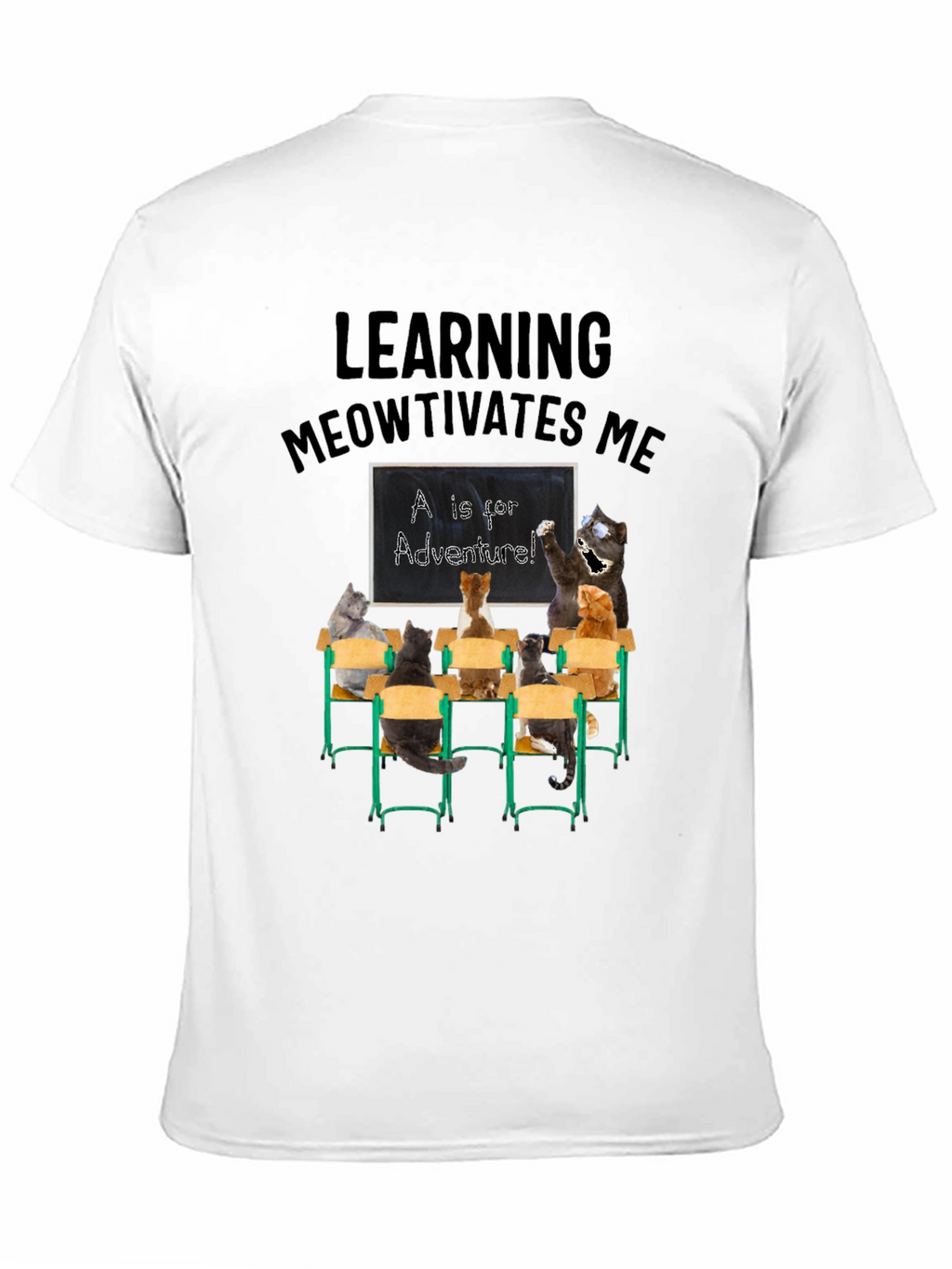 Learning Meowtivates Me T-Shirt