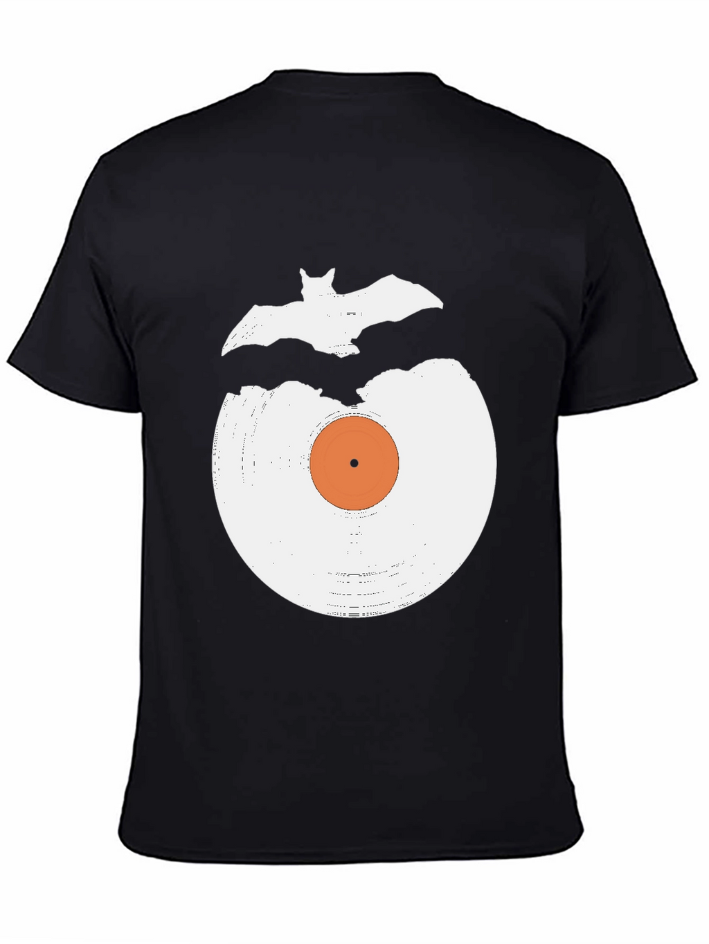 Vinyl Record & Bat Graphic Tee
