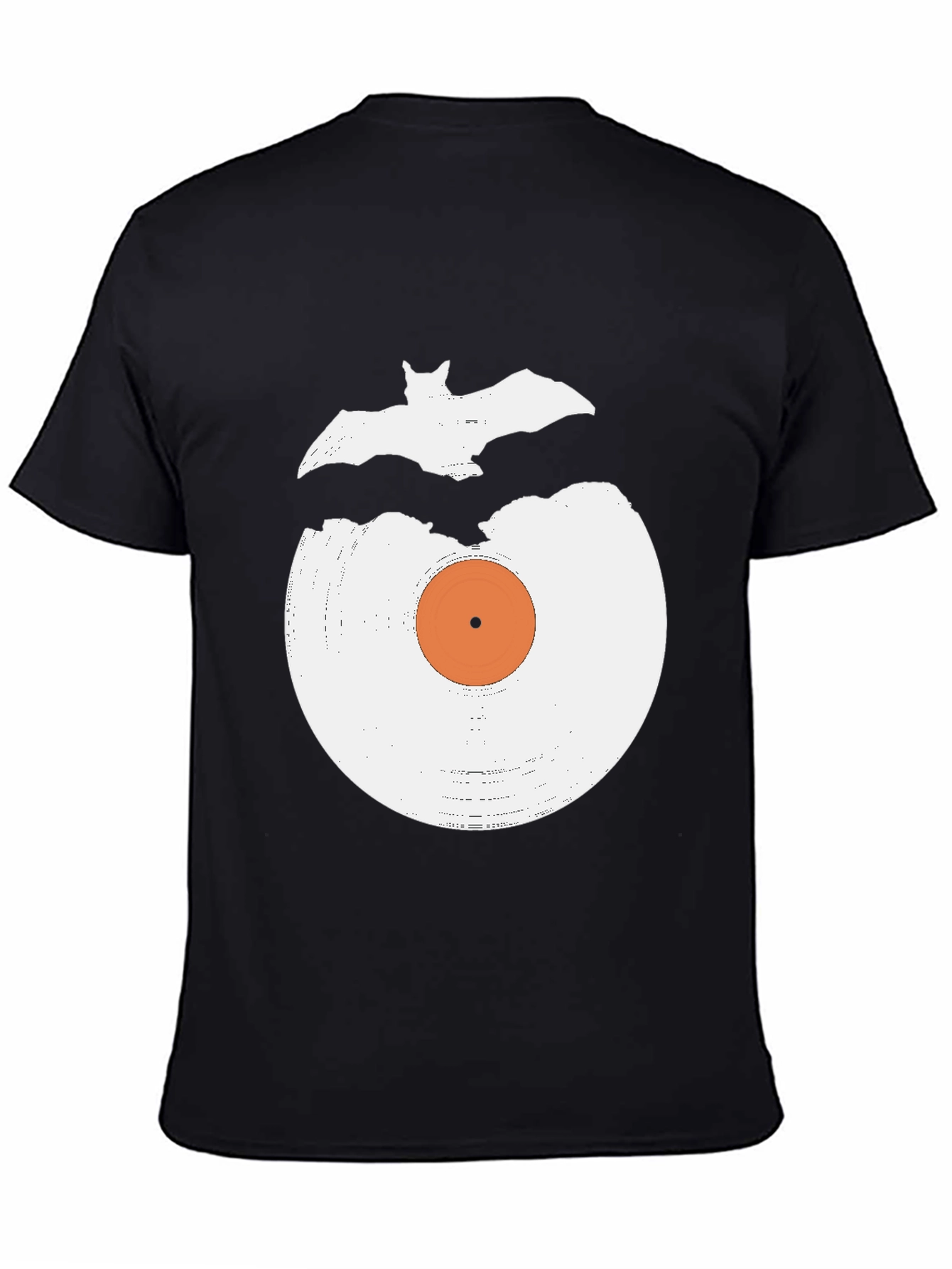 Vinyl Record & Bat Graphic Tee