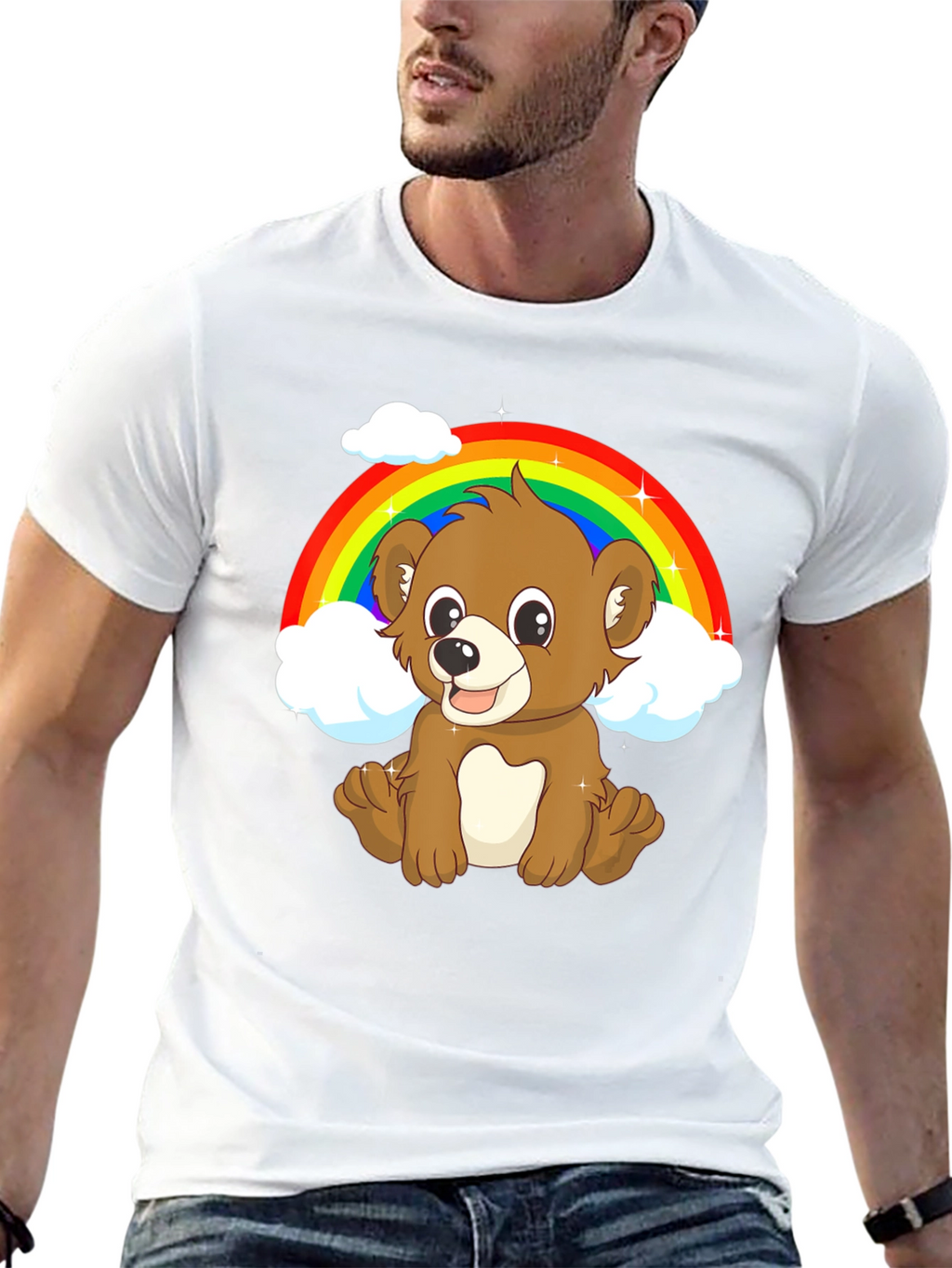 Rainbow Bear Graphic Tee