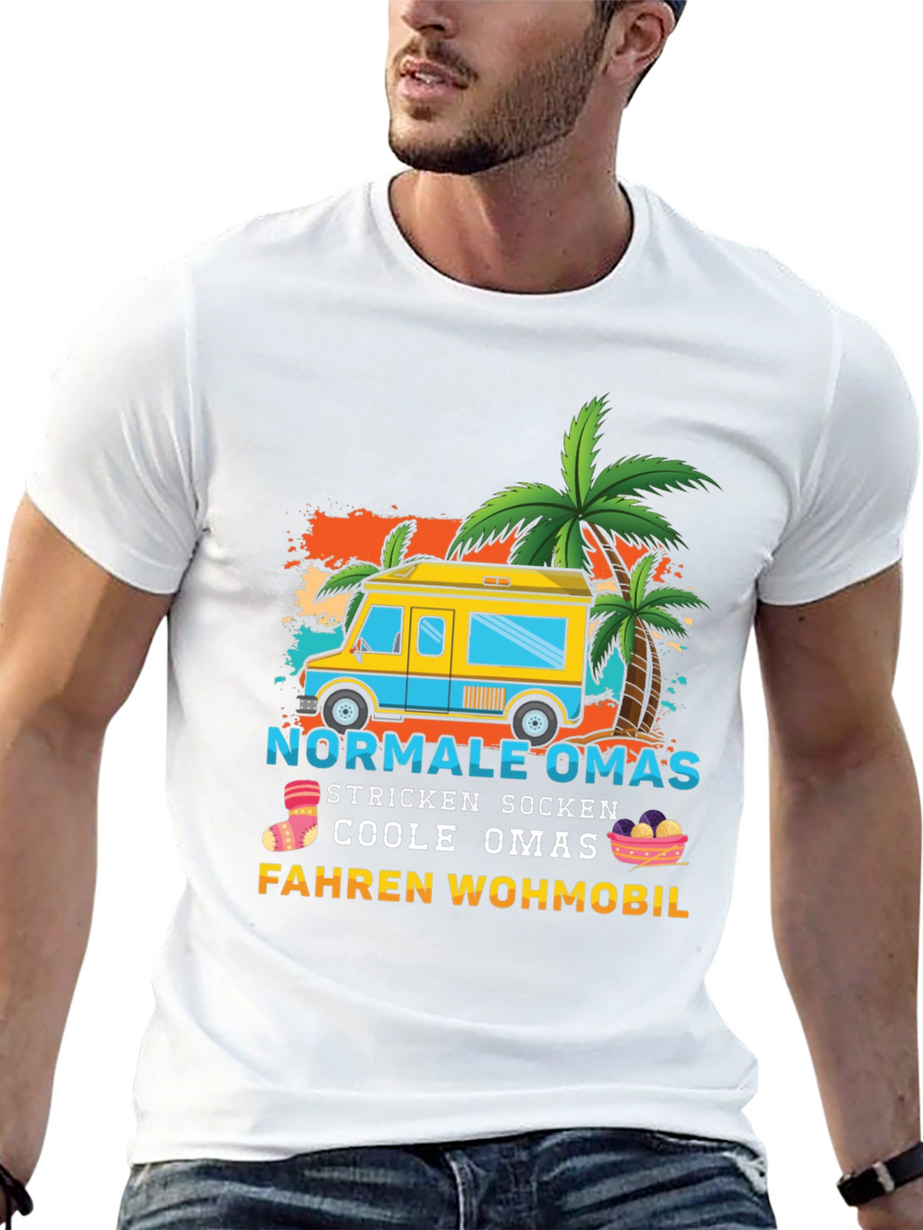 Cool Omas Camper T-Shirt