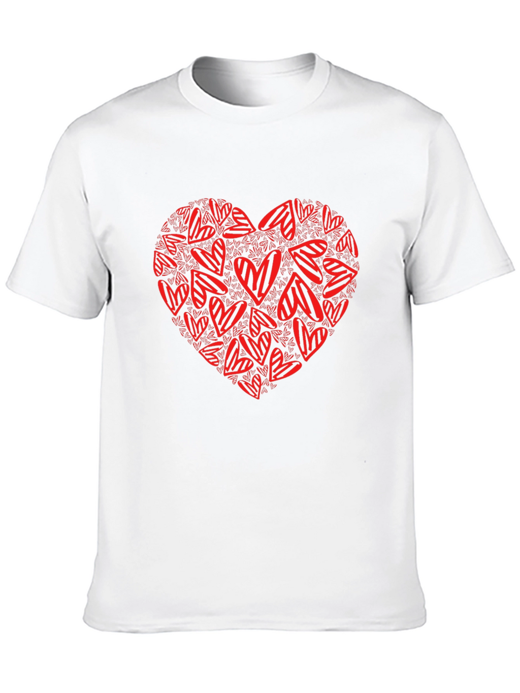 Heart of Hearts Graphic Tee - Mens Black T-Shirt