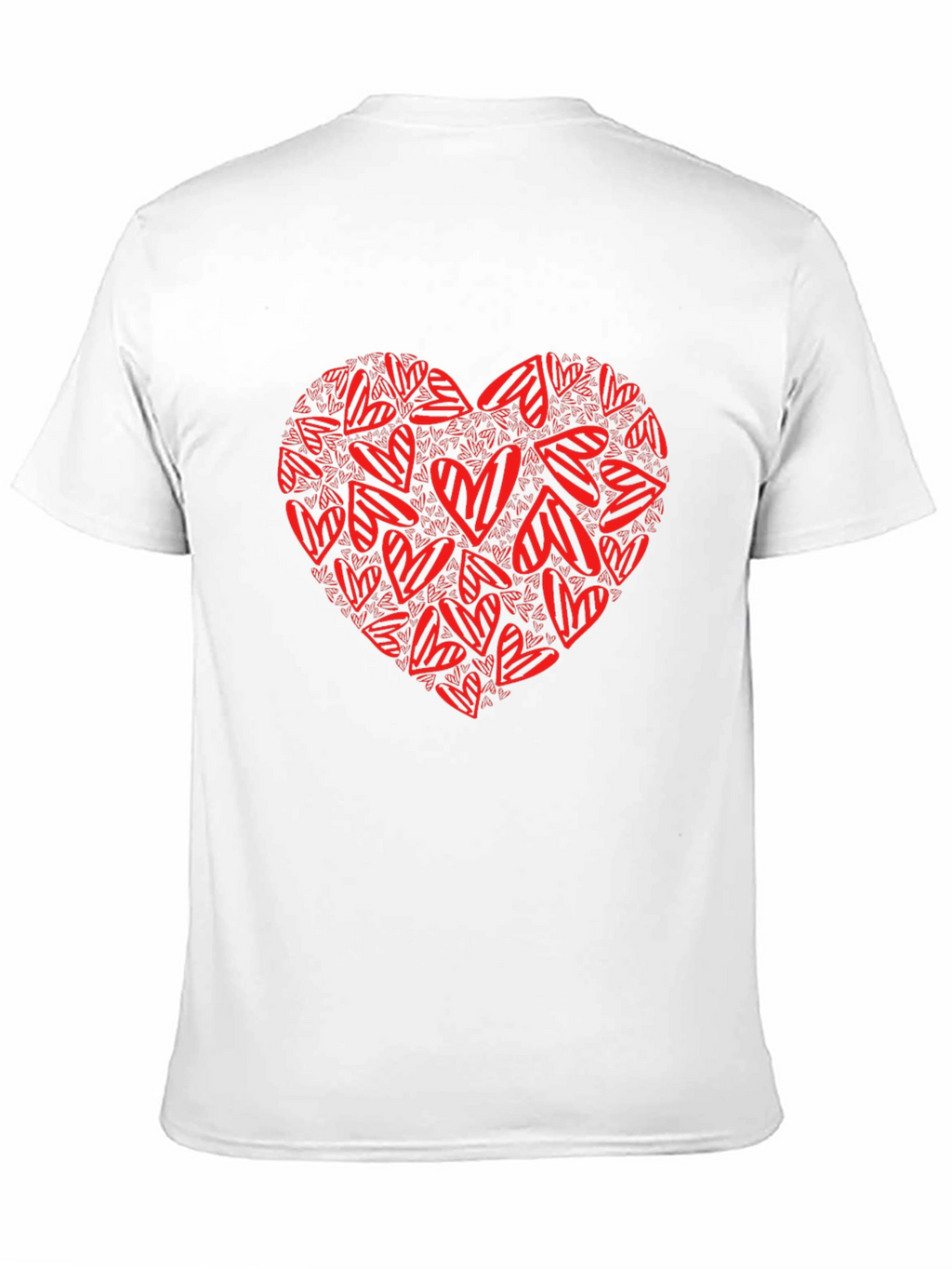 Heart of Hearts Graphic Tee - Mens Black T-Shirt