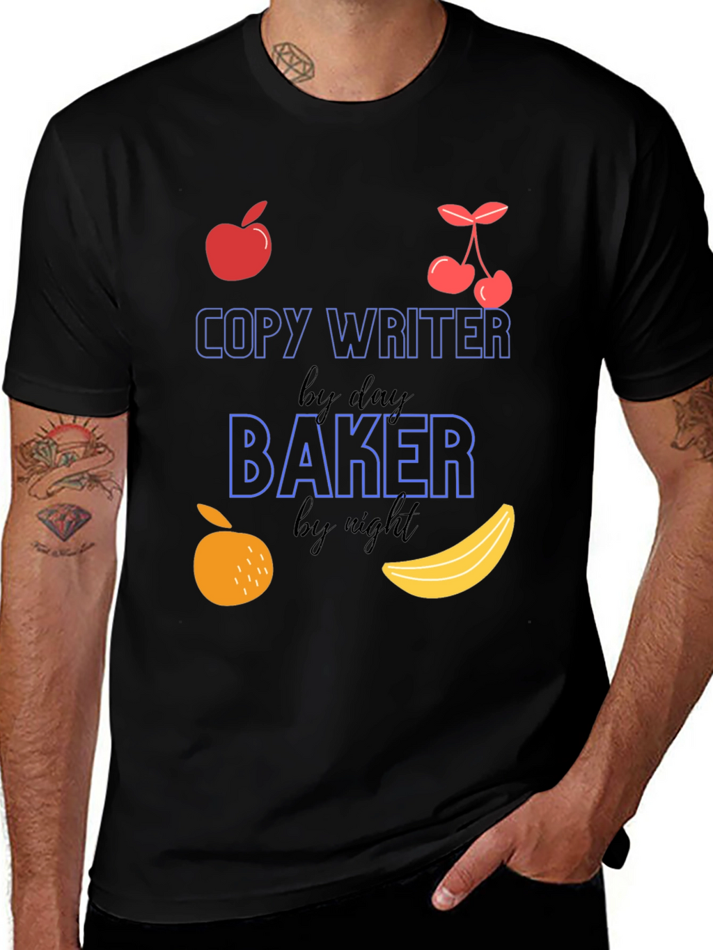 Copywriter by Day Baker by Night T-Shirt