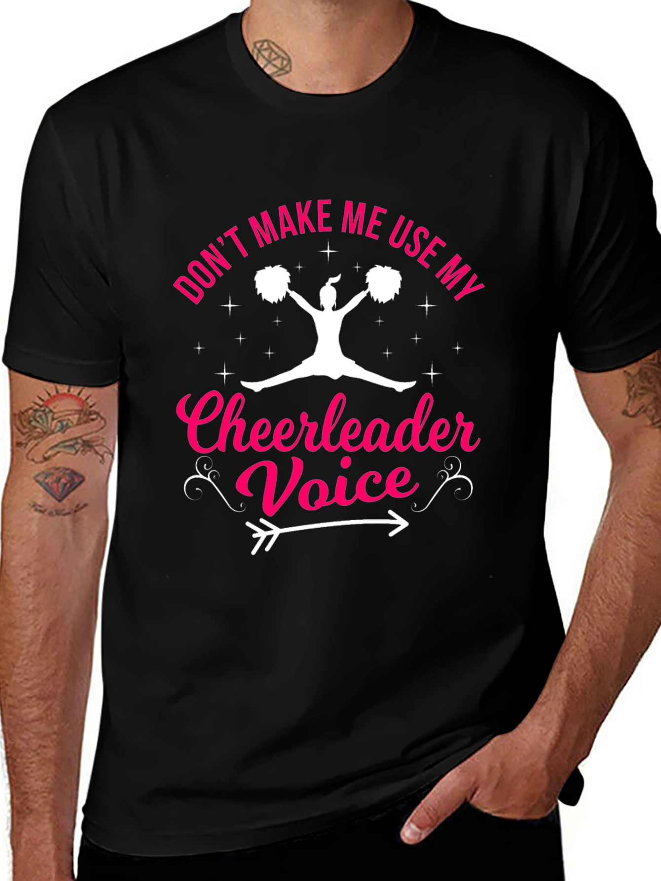 Cheerleader Voice Graphic T-Shirt