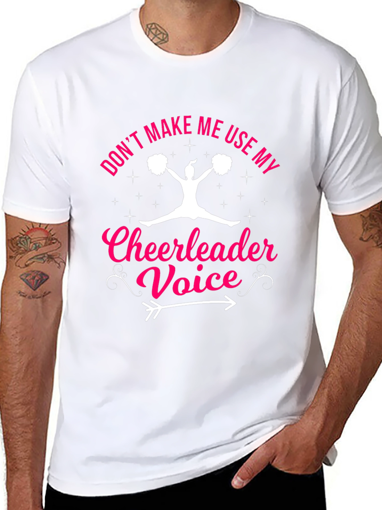 Cheerleader Voice Graphic T-Shirt