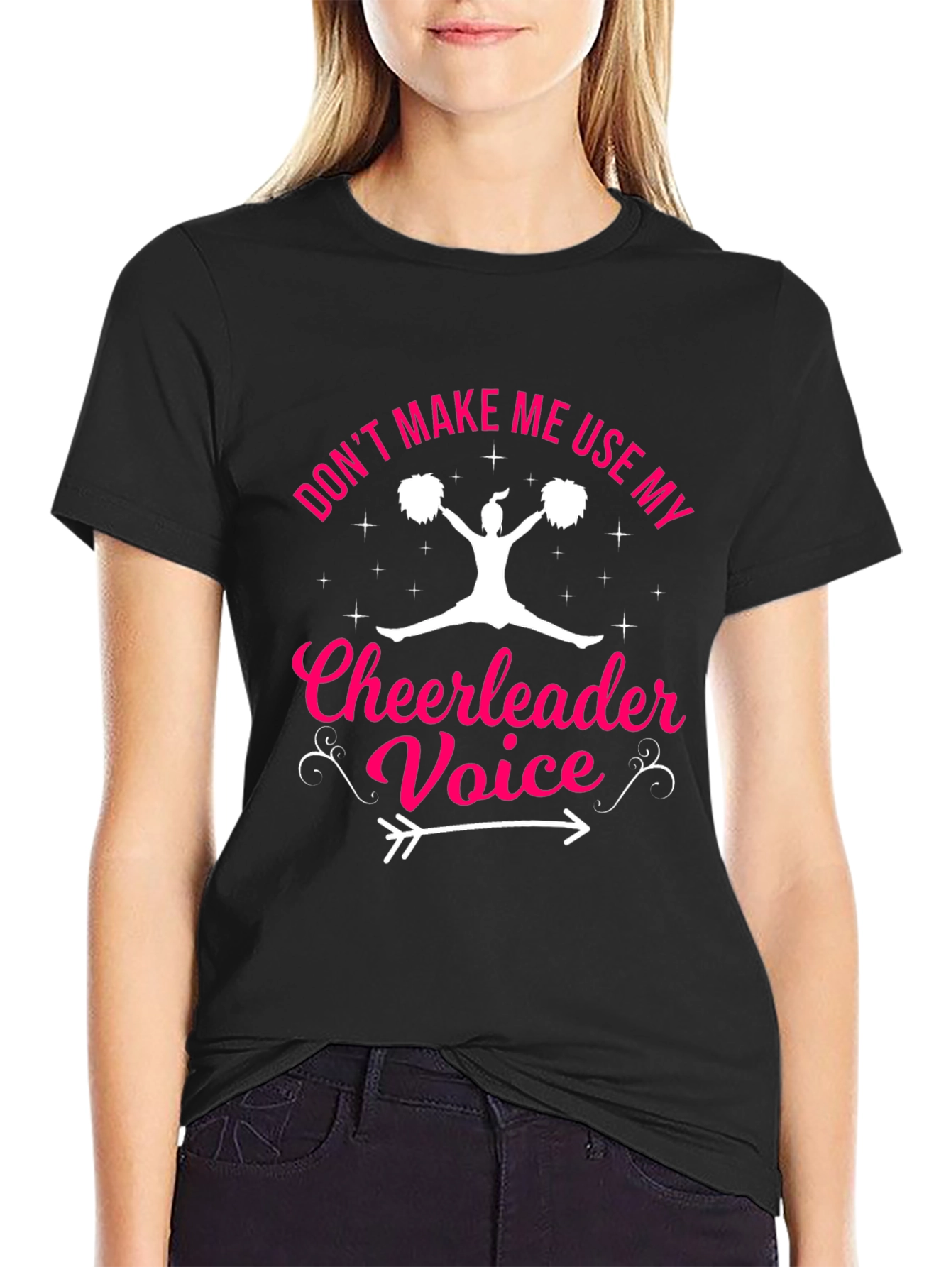 Cheerleader Voice Graphic T-Shirt