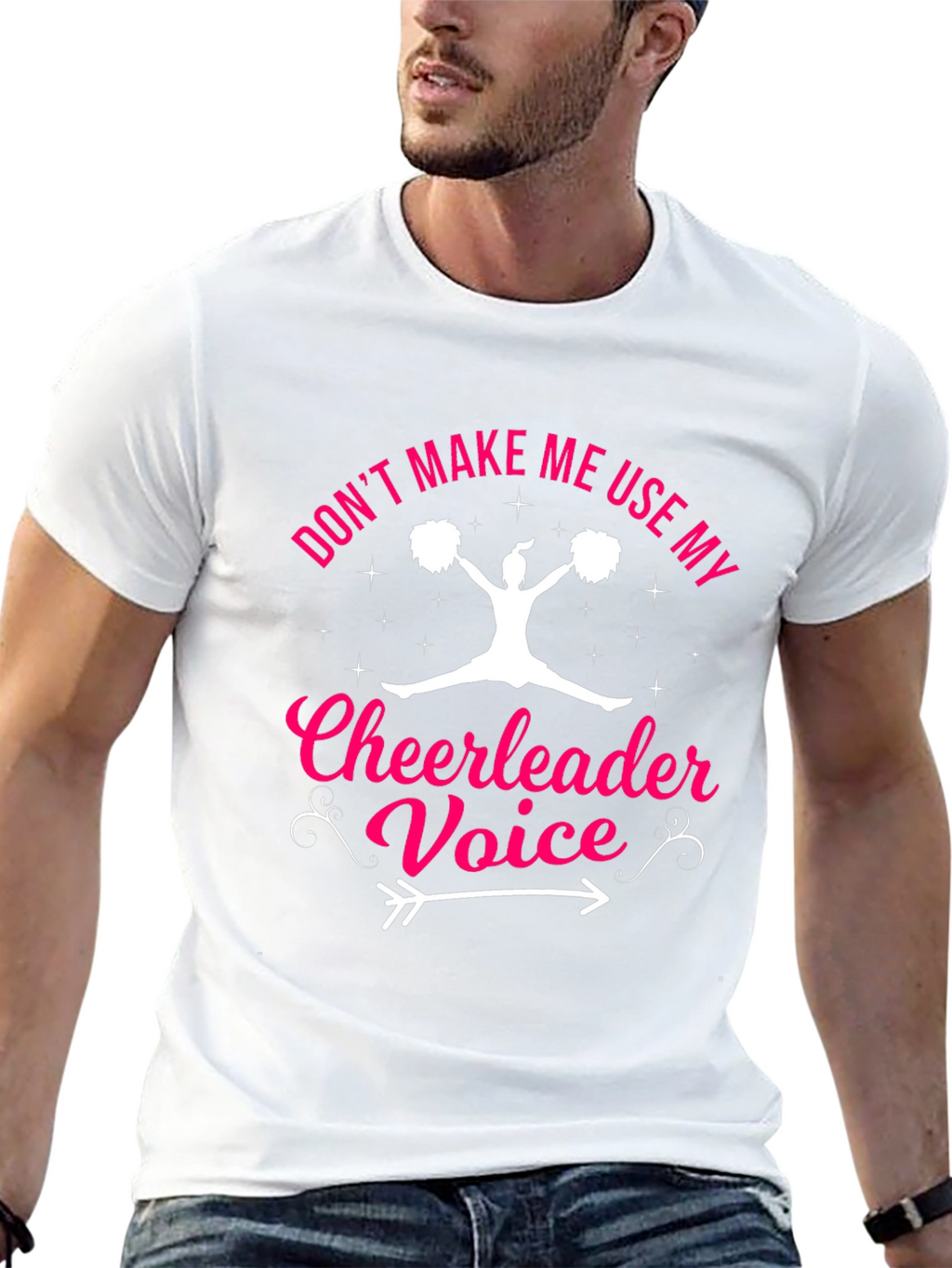 Cheerleader Voice Graphic T-Shirt