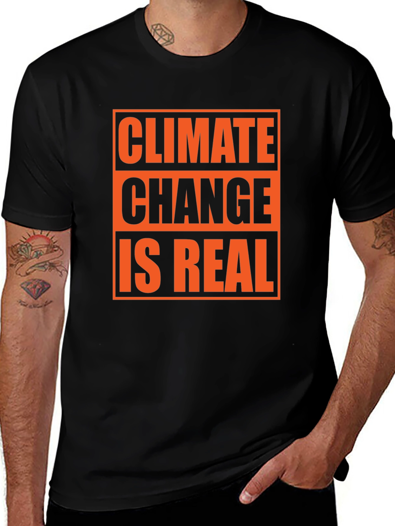 Climate Change is Real Graphic T-Shirt
