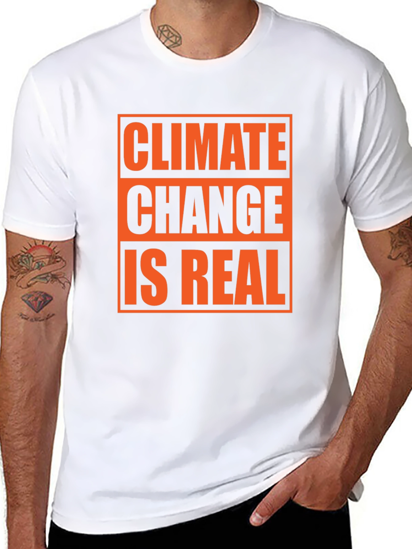 Climate Change is Real Graphic T-Shirt