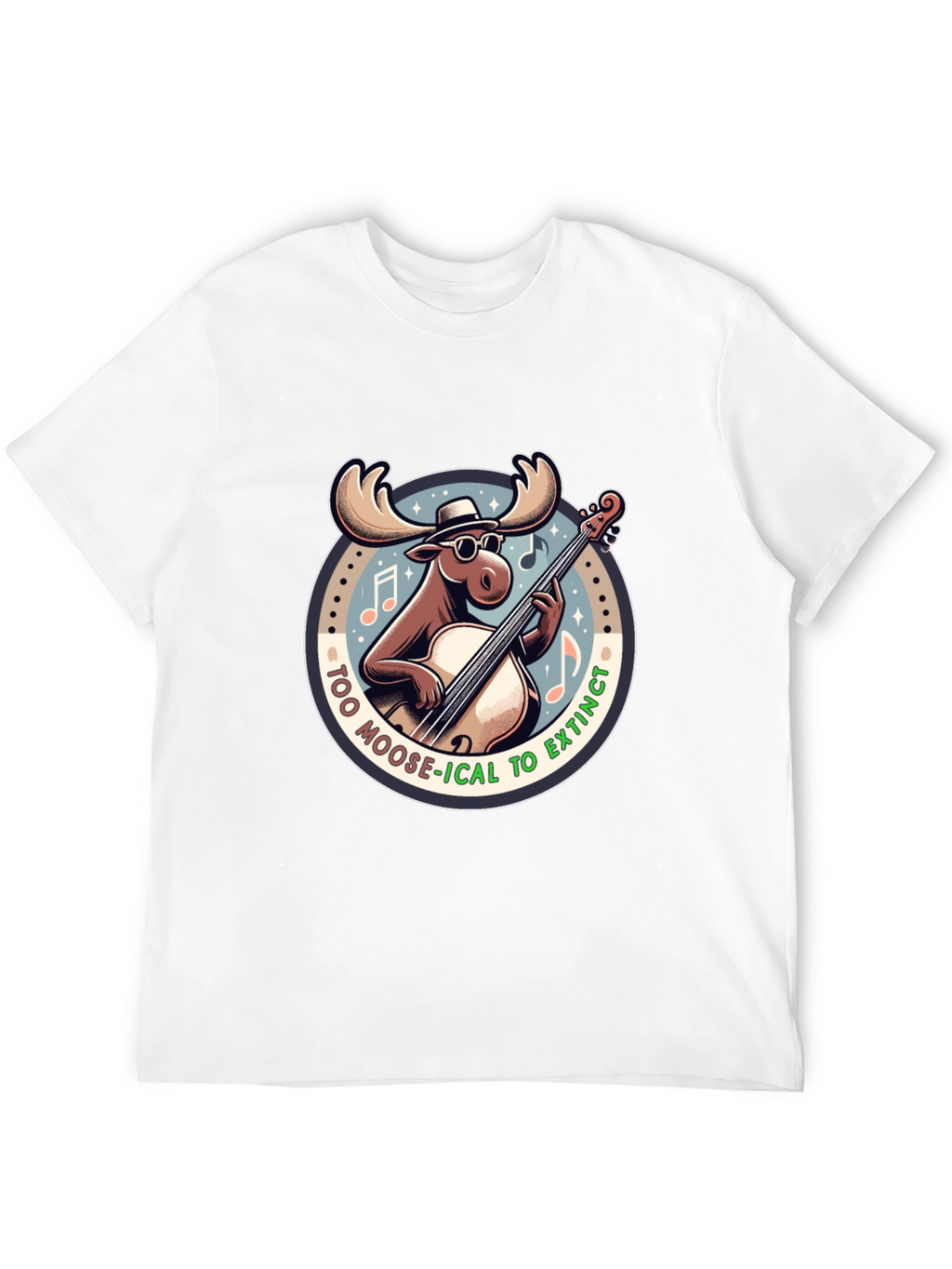 Too Moose-ical to Extinct Graphic T-Shirt
