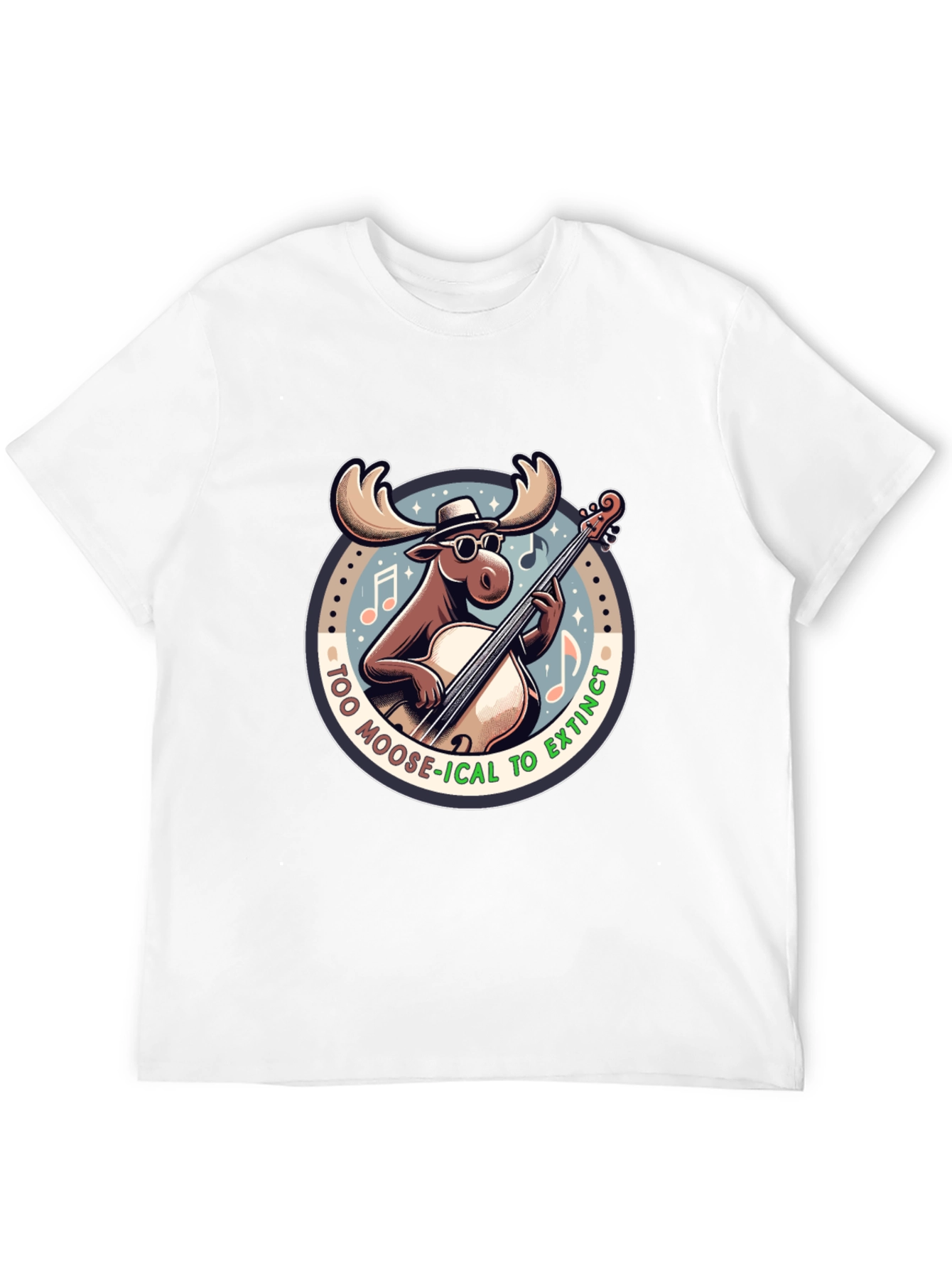 Too Moose-ical to Extinct Graphic T-Shirt