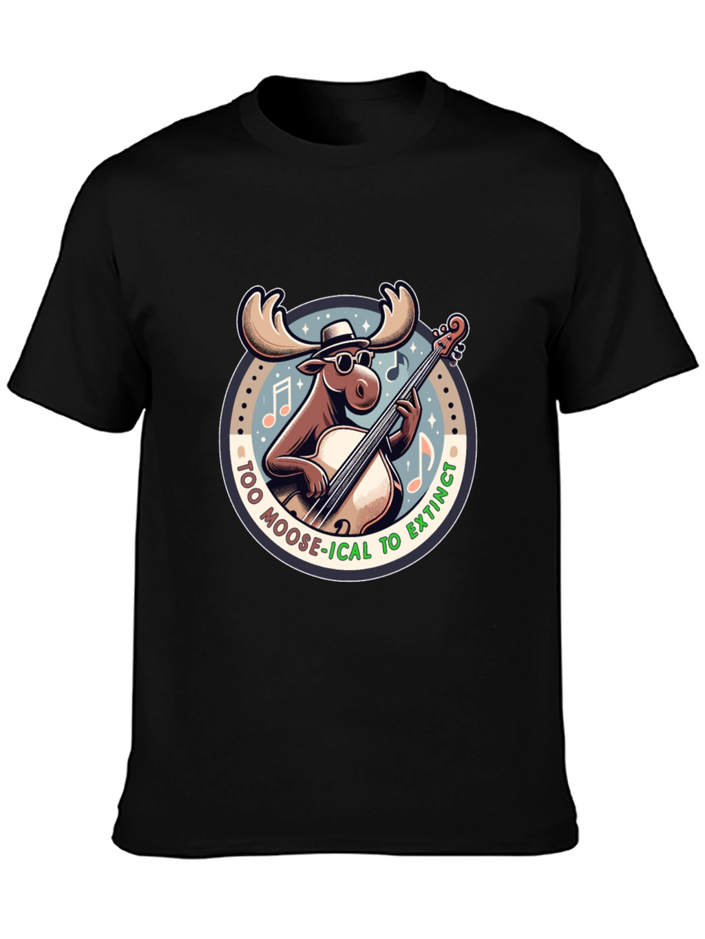 Too Moose-ical to Extinct Graphic T-Shirt