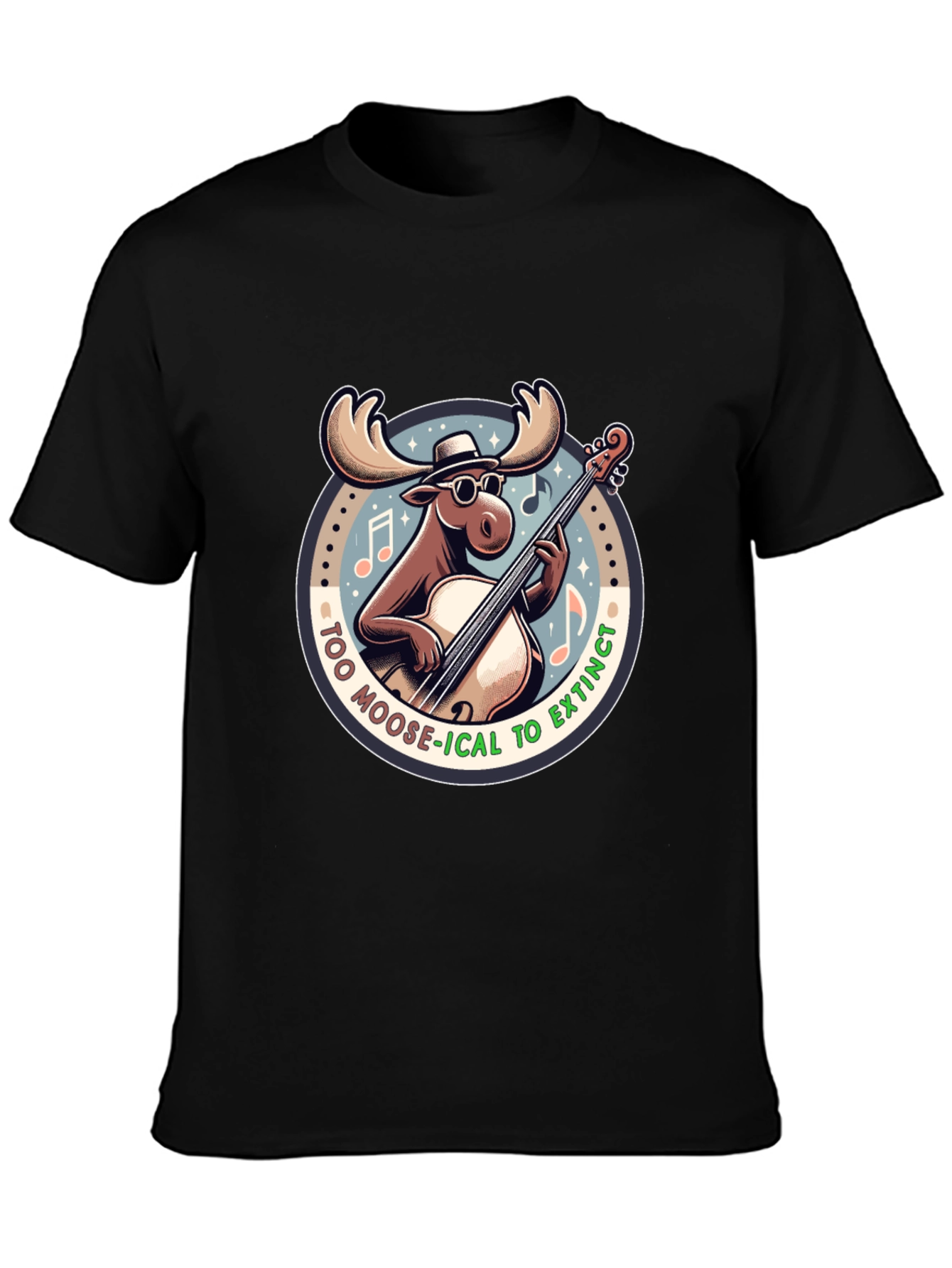 Too Moose-ical to Extinct Graphic T-Shirt