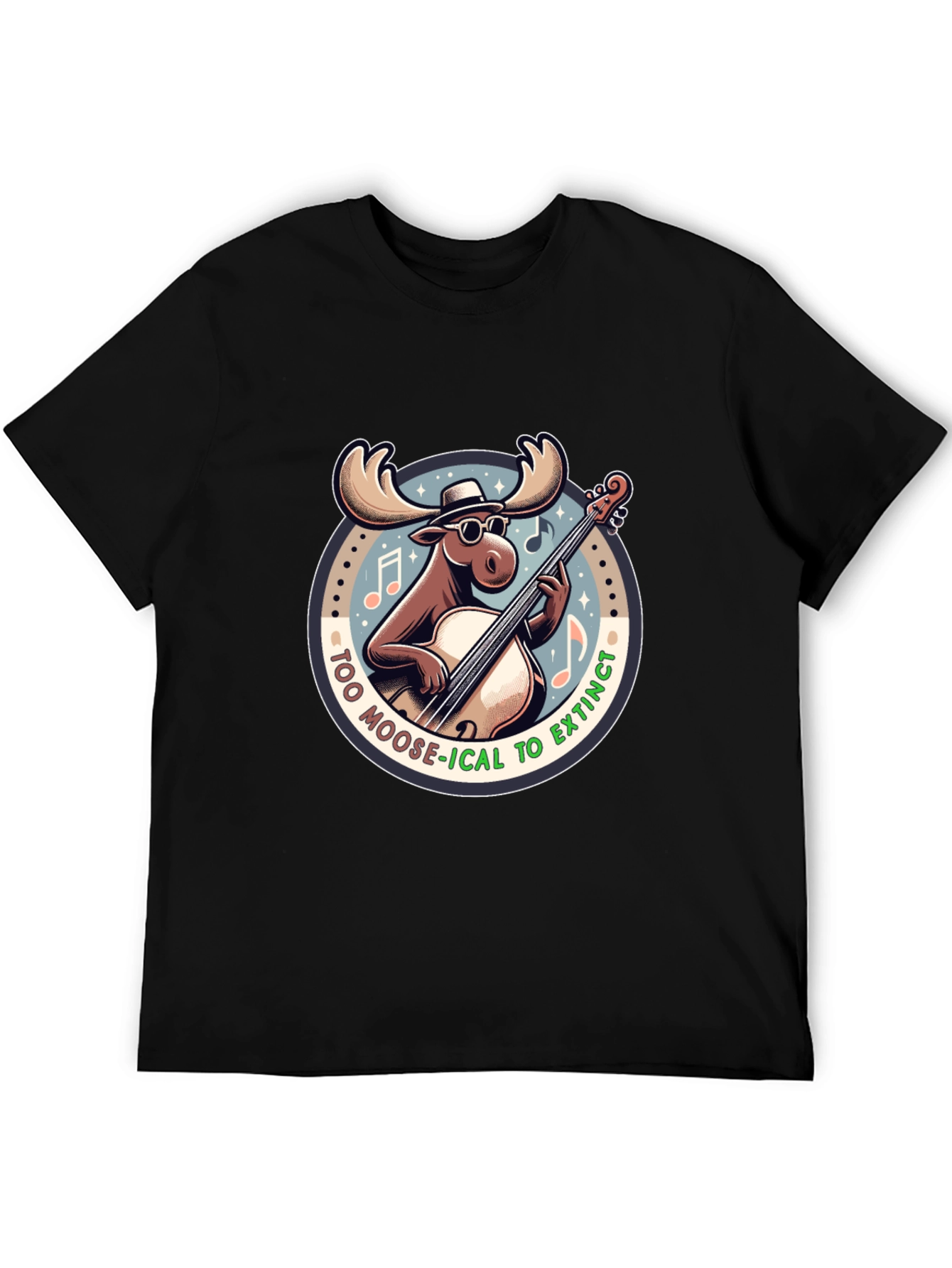 Too Moose-ical to Extinct Graphic T-Shirt