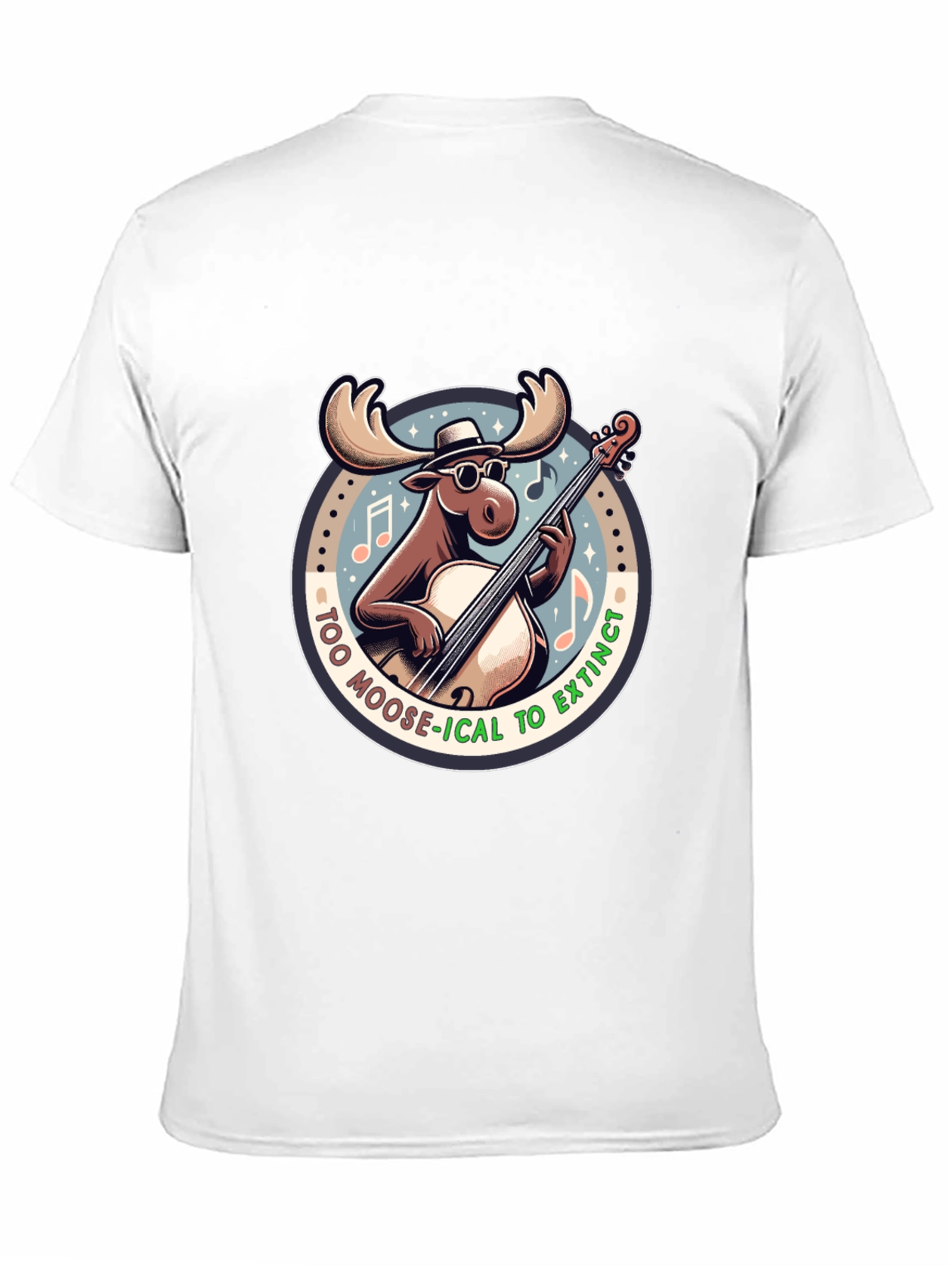 Too Moose-ical to Extinct Graphic T-Shirt