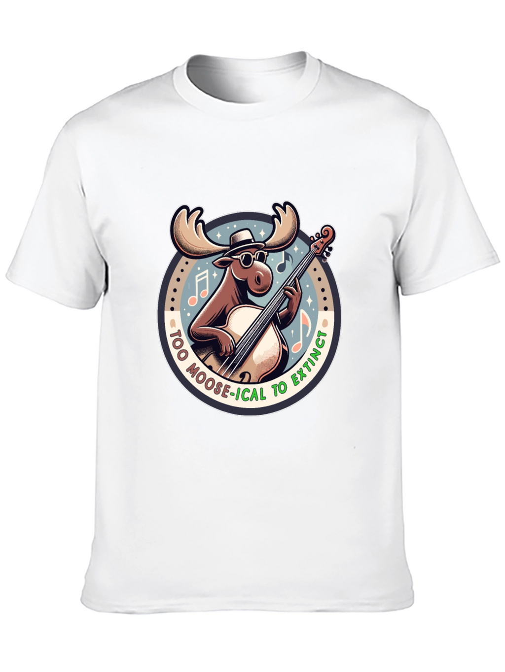 Too Moose-ical to Extinct Graphic T-Shirt