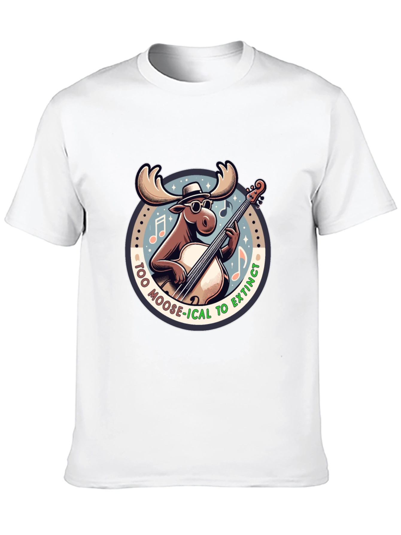 Too Moose-ical to Extinct Graphic T-Shirt