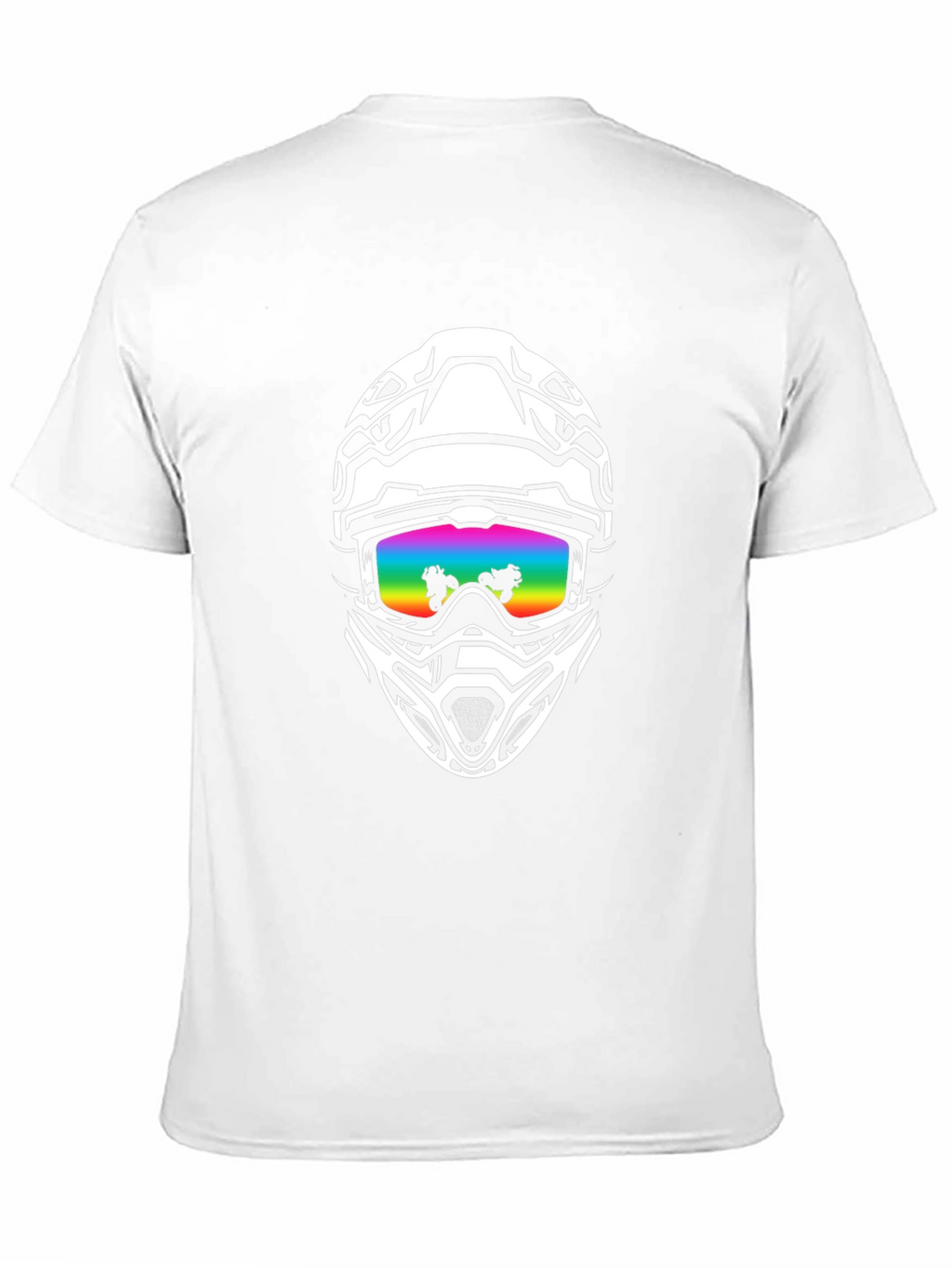 Black Helmet Graphic Tee - Ride in Style!
