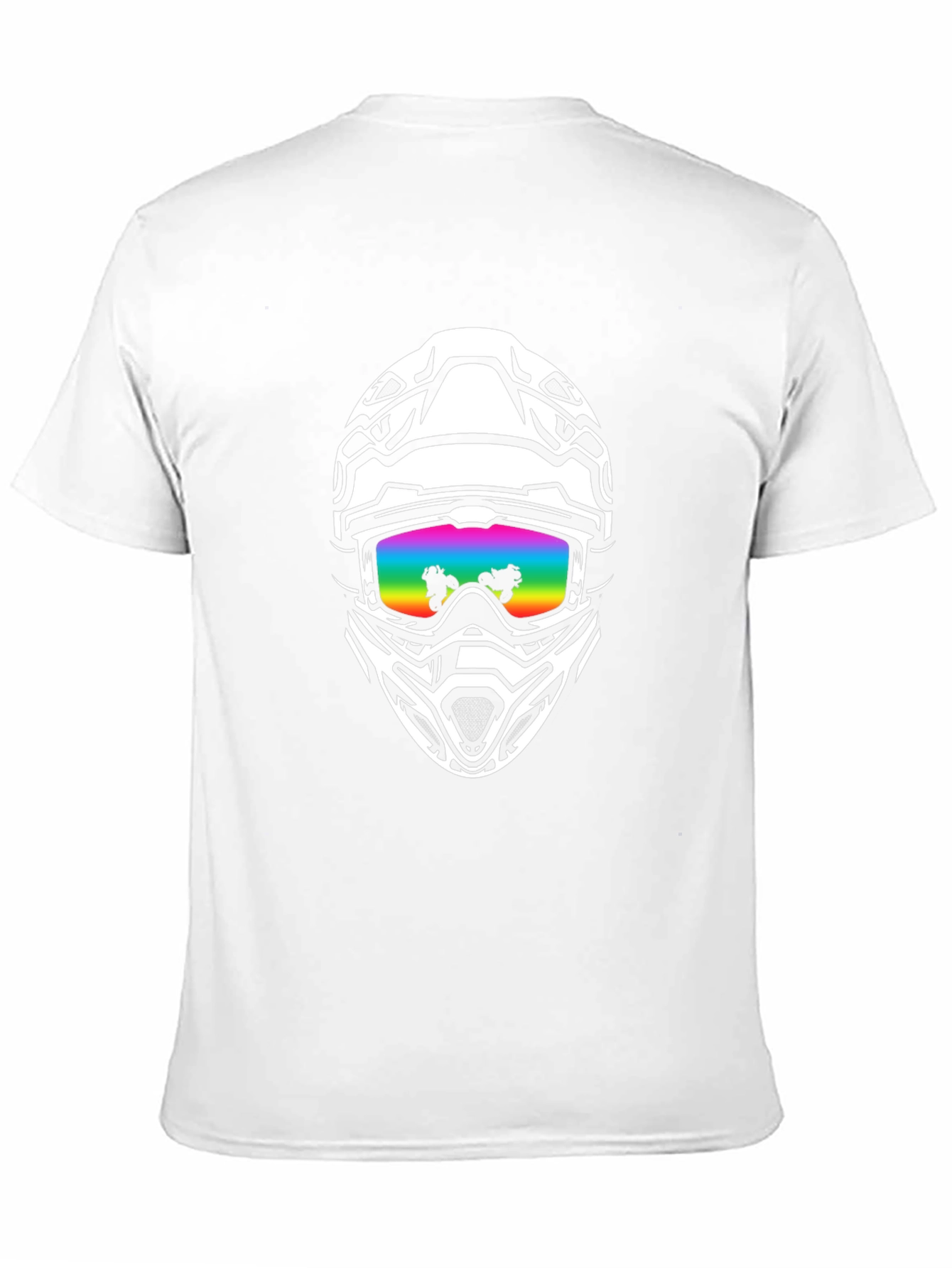 Black Helmet Graphic Tee - Ride in Style!